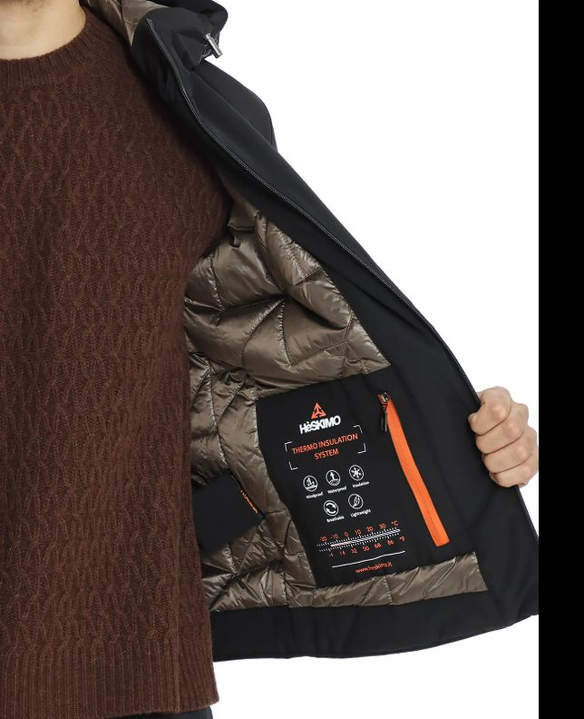 Hèskimo B'Metro Jacket' Black He9440005 165820