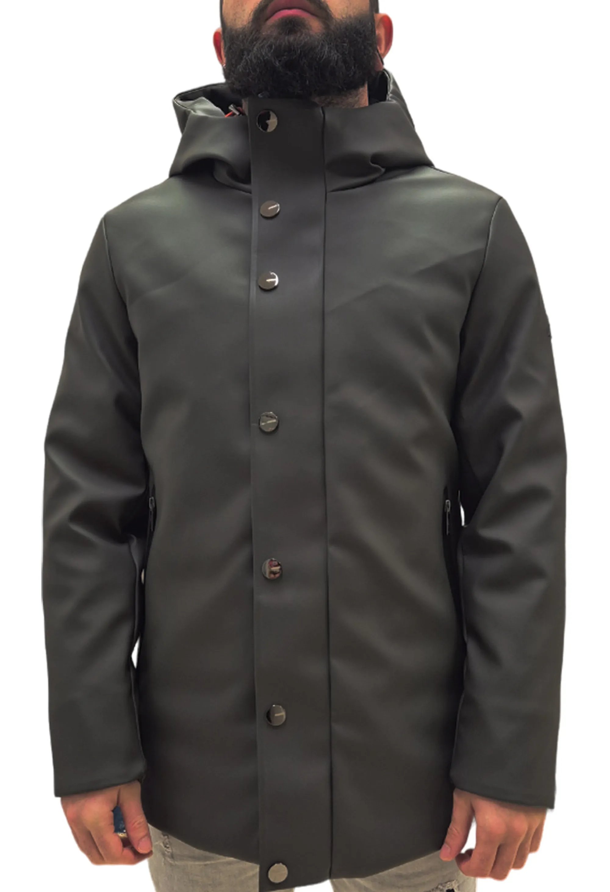 Hèskimo B'Rubber Touch Parka' Military He9440016 168996