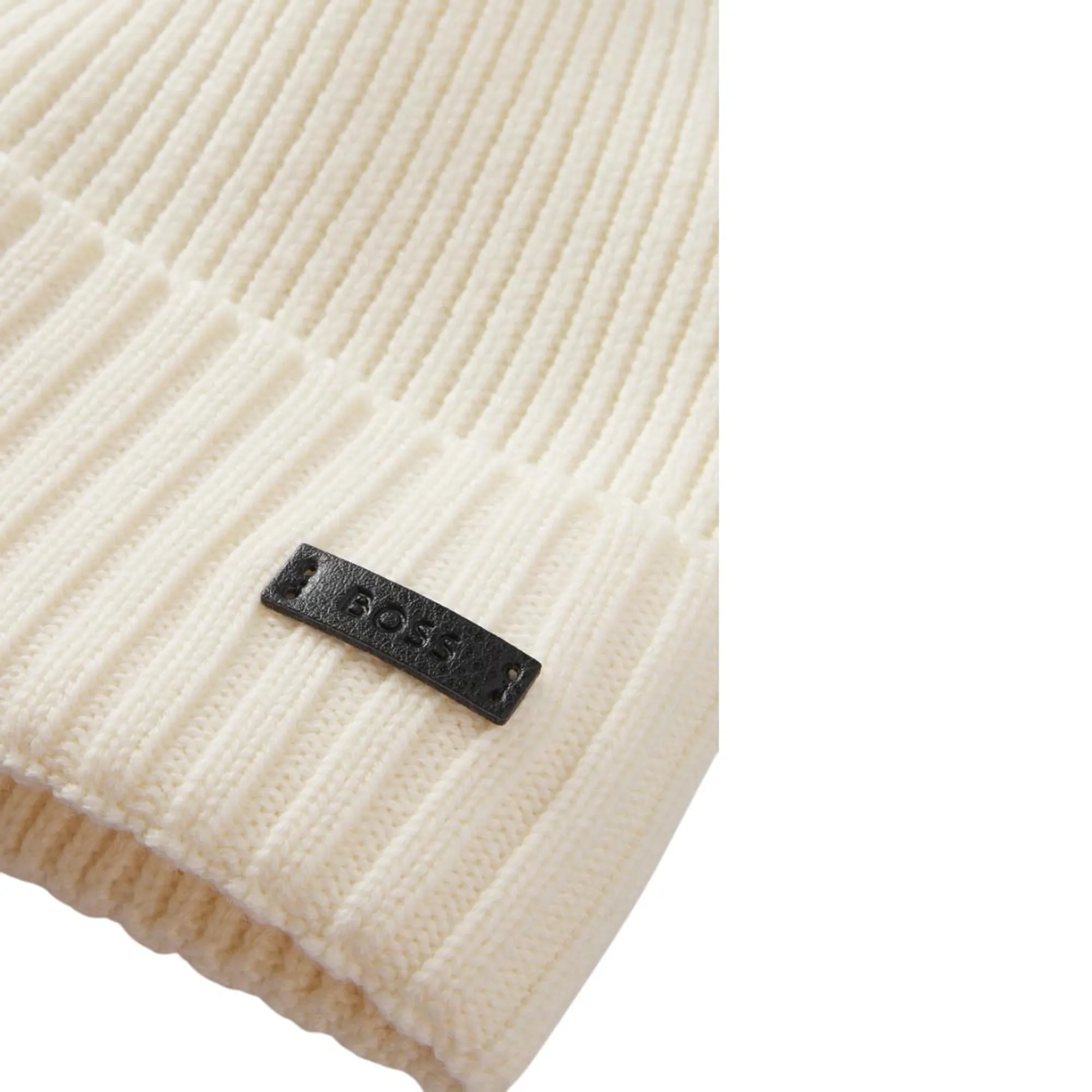 Hugo Boss B'Ribbed Hat' White 50495306 168808