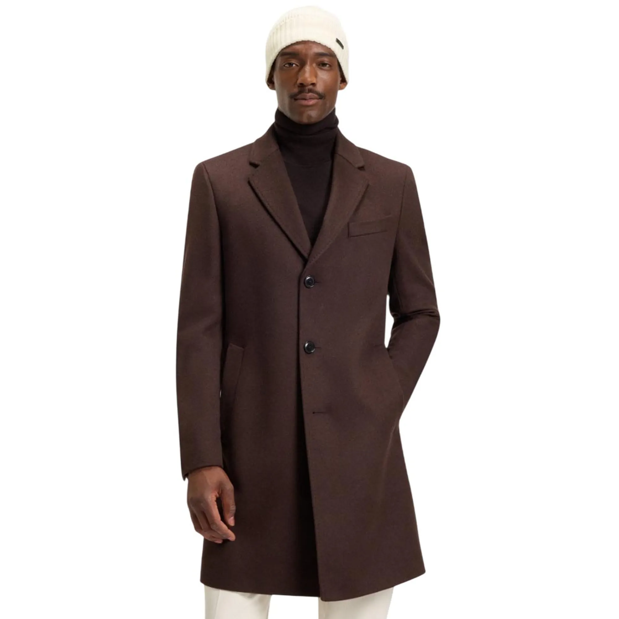 Hugo Boss B'Ribbed Hat' White 50495306 168809