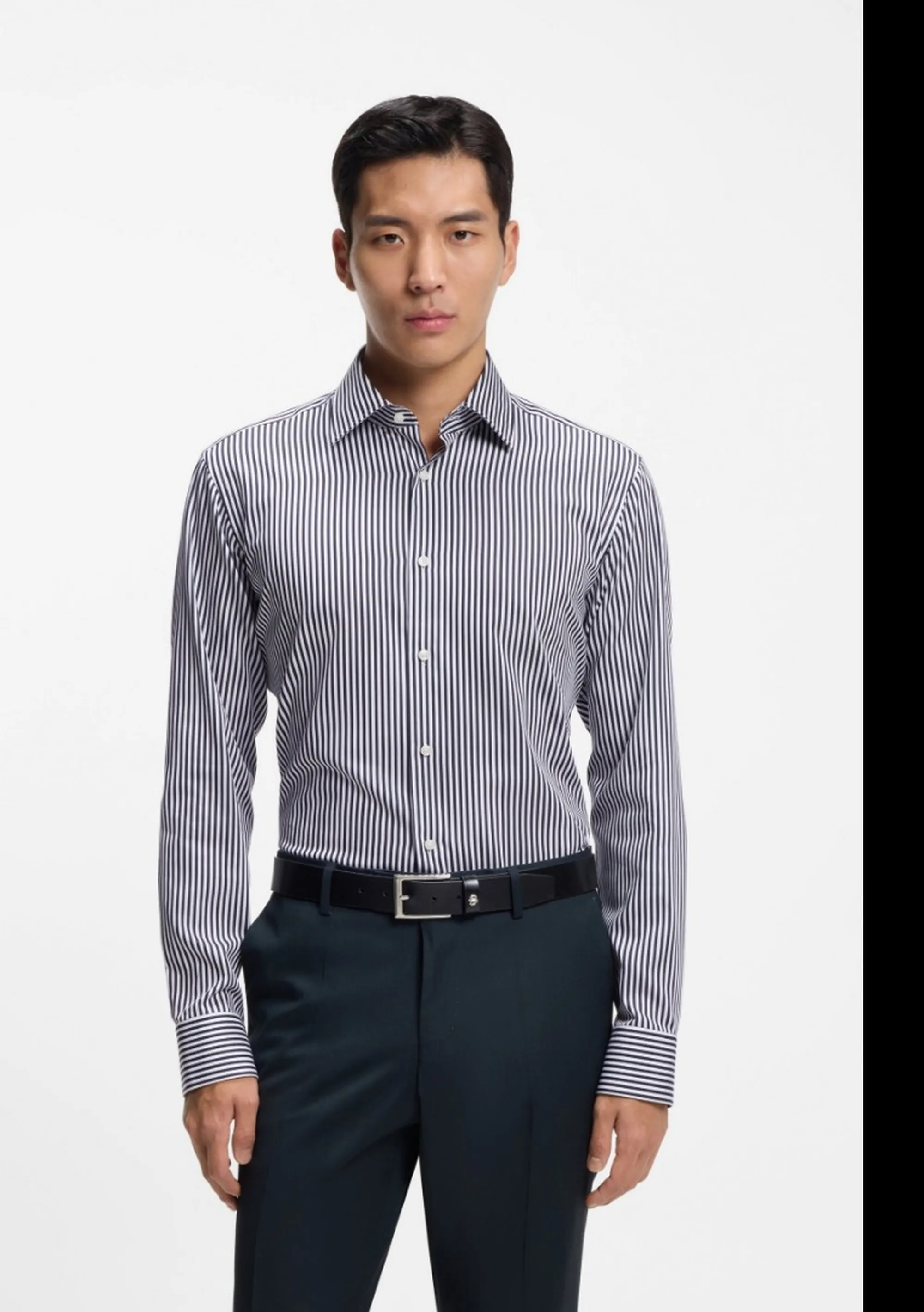 Hugo Boss Camicia H-Joe Blu 50555712 182562