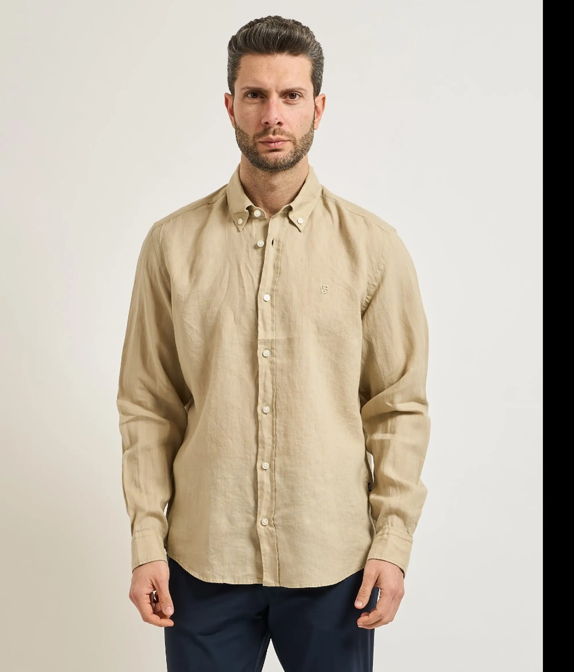 Hugo Boss B'Liam Shirt' Beige 50556077 181724