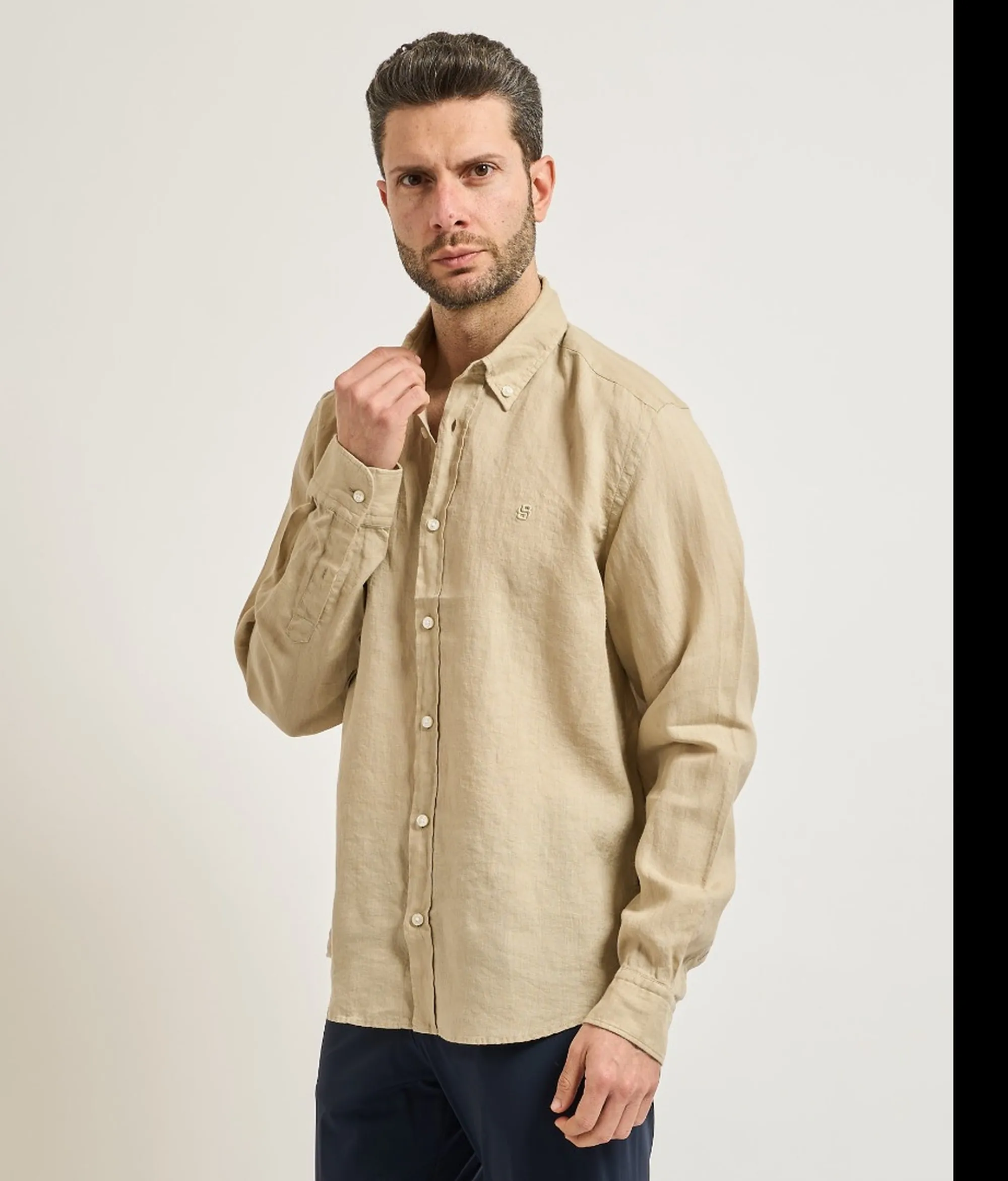Hugo Boss B'Liam Shirt' Beige 50556077 181726