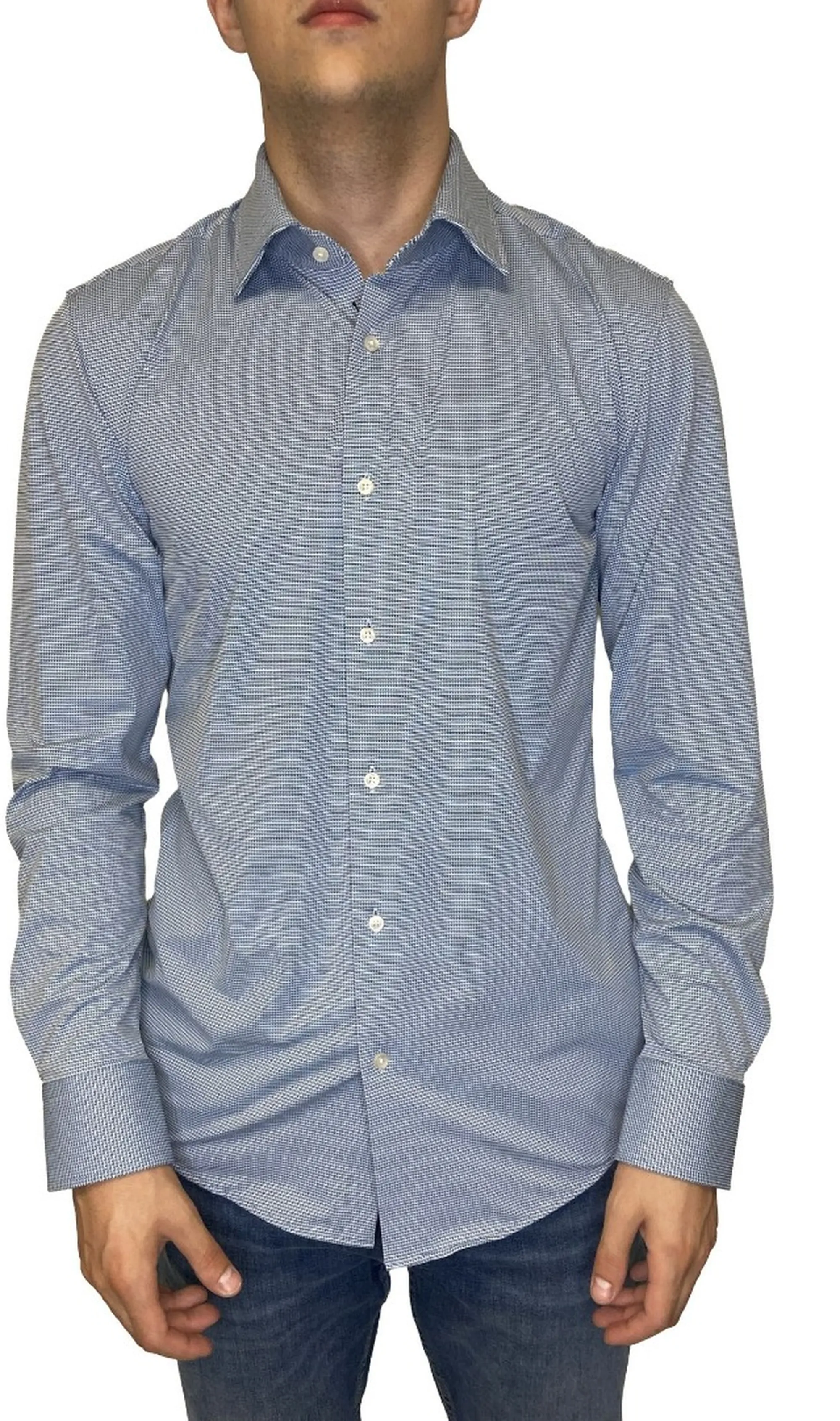 Hugo Boss Camicia P-Hank Blu 50567214 189461
