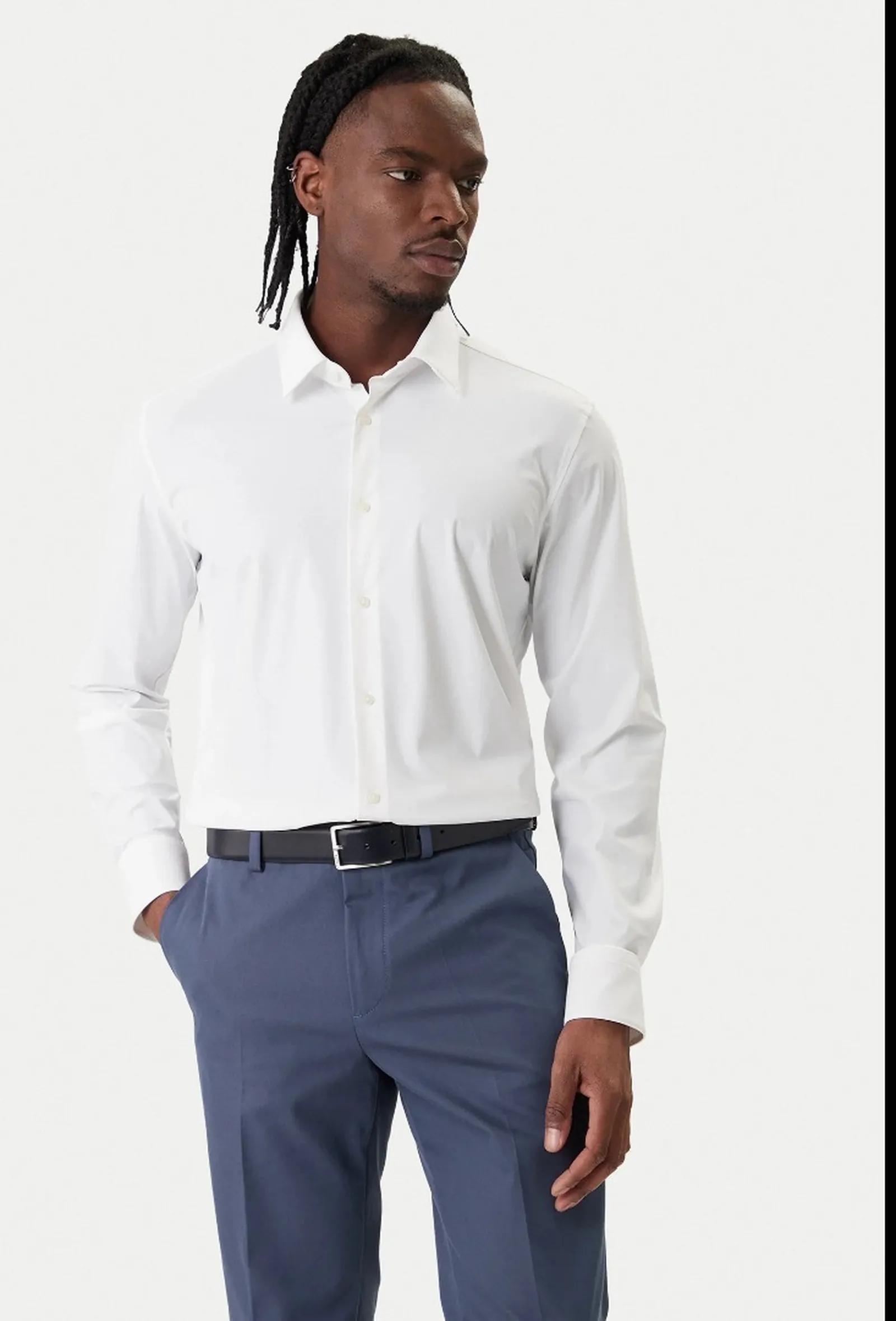 Hugo Boss Camicia P-Hank-S-K-261 Bianco 50555747 174130