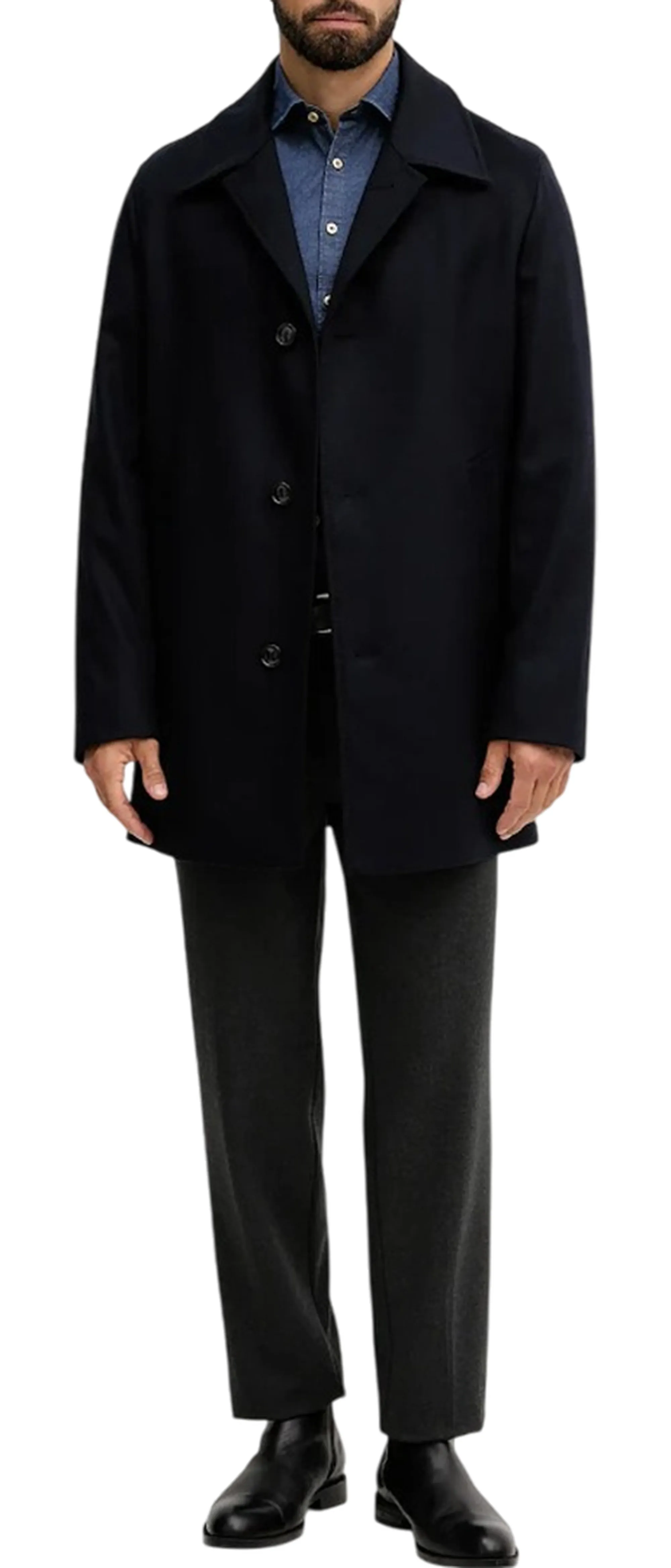 Hugo Boss Cappotto H-Clark Blu 50551087 166615