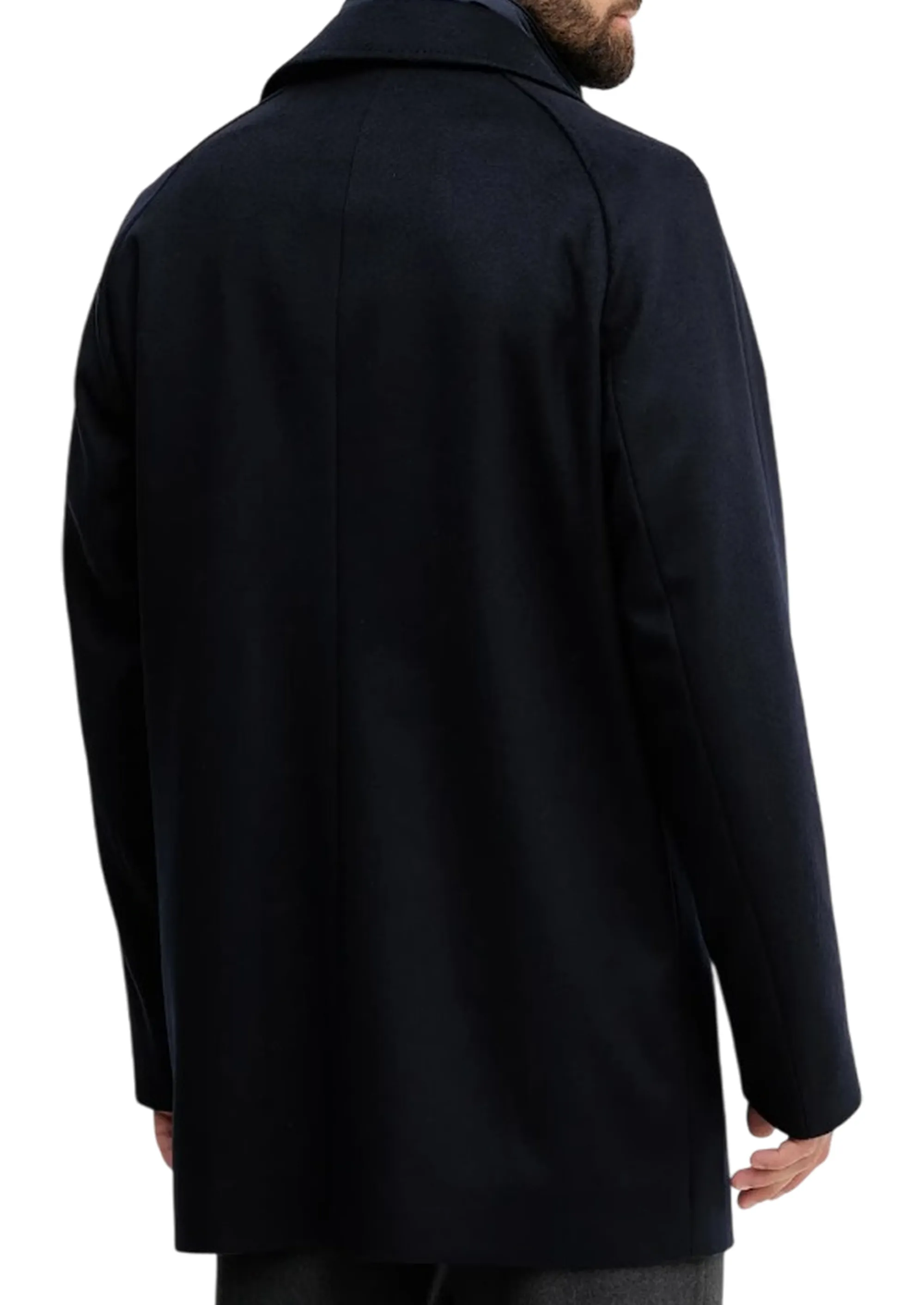 Hugo Boss Cappotto H-Clark Blu 50551087 166616