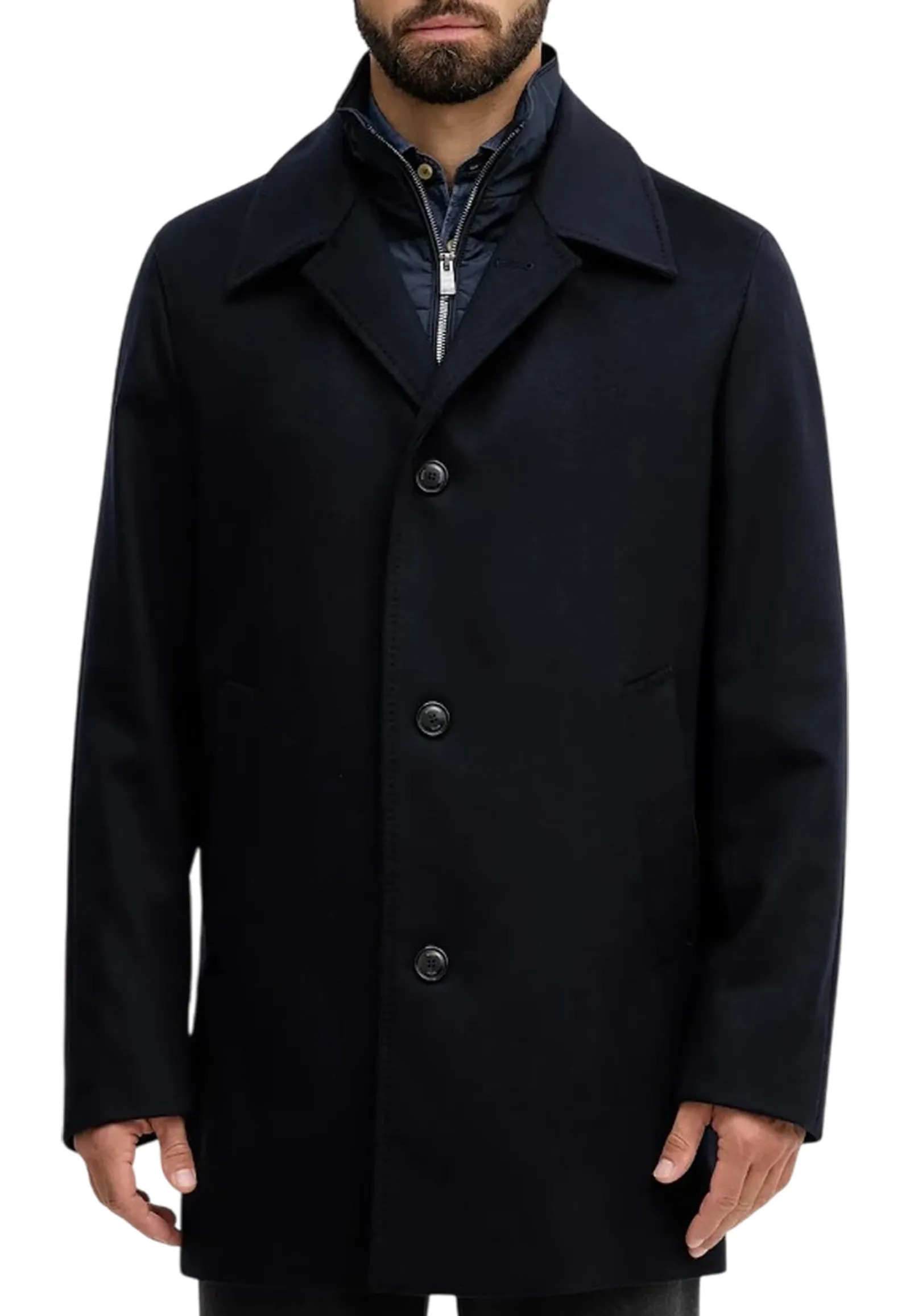 Hugo Boss Cappotto H-Clark Blu 50551087 166617
