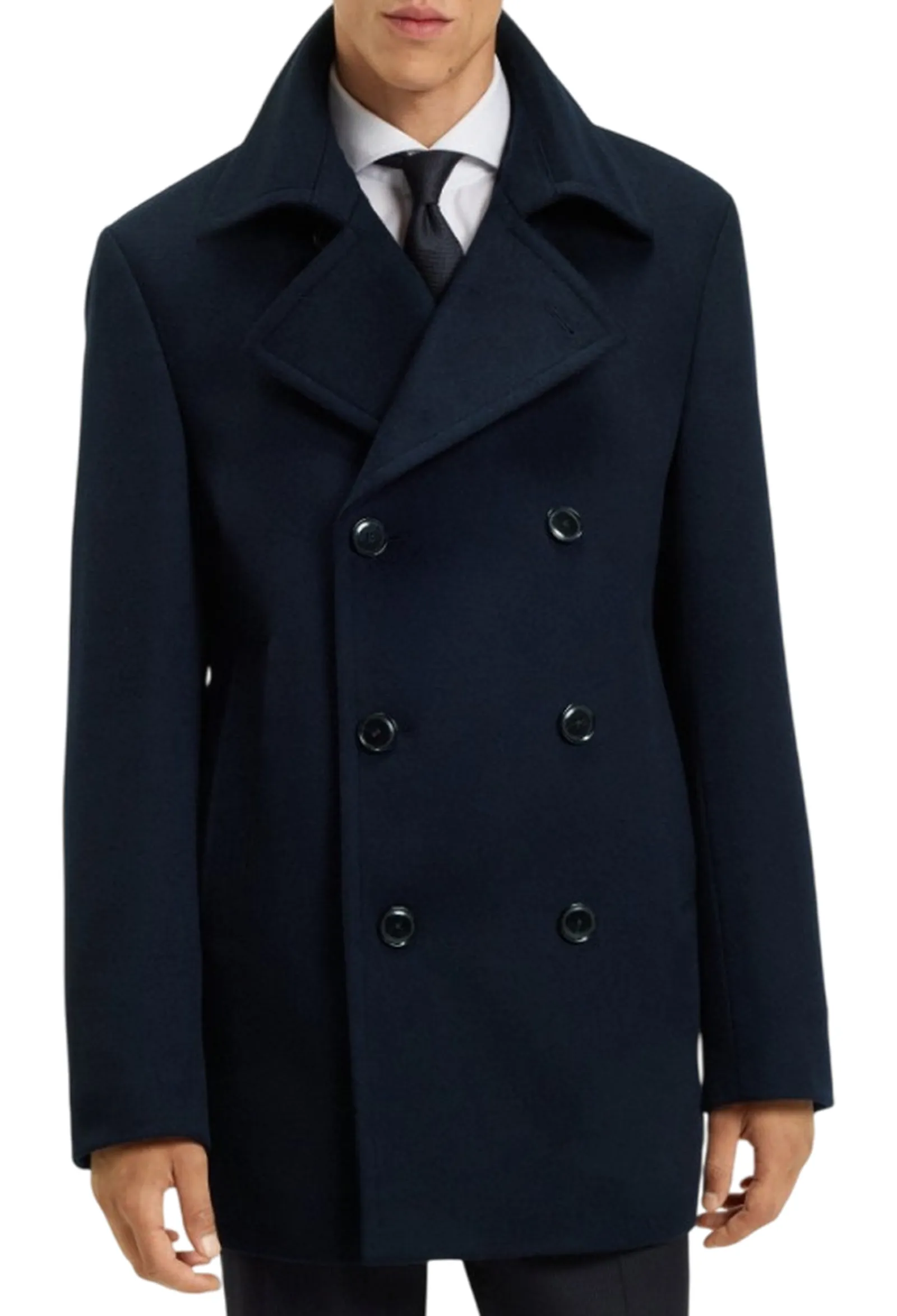Hugo Boss Cappotto H-Hyde Blu 50551081 166624