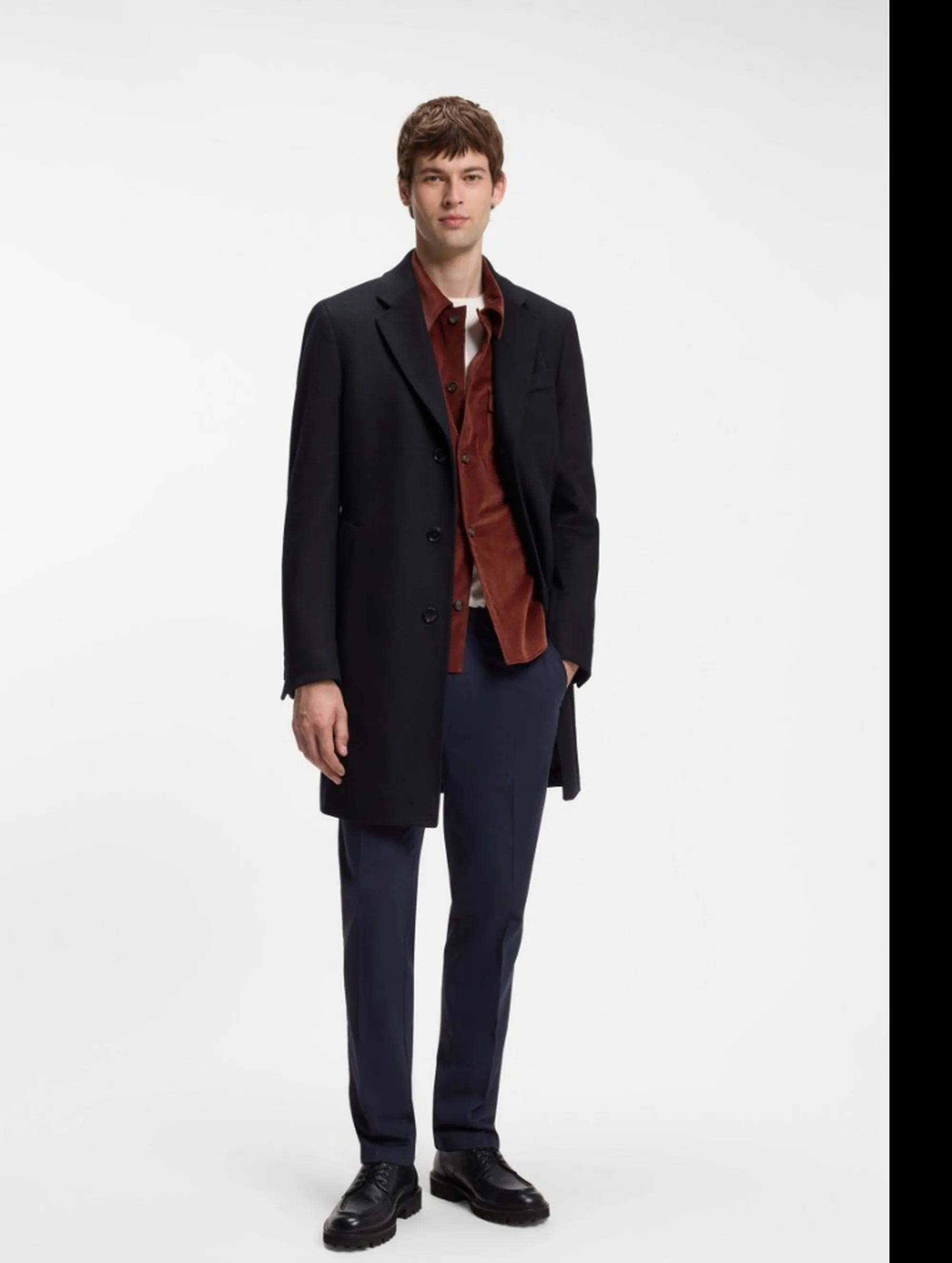 Hugo Boss Cappotto H-Hyde Blu 50571557 189564