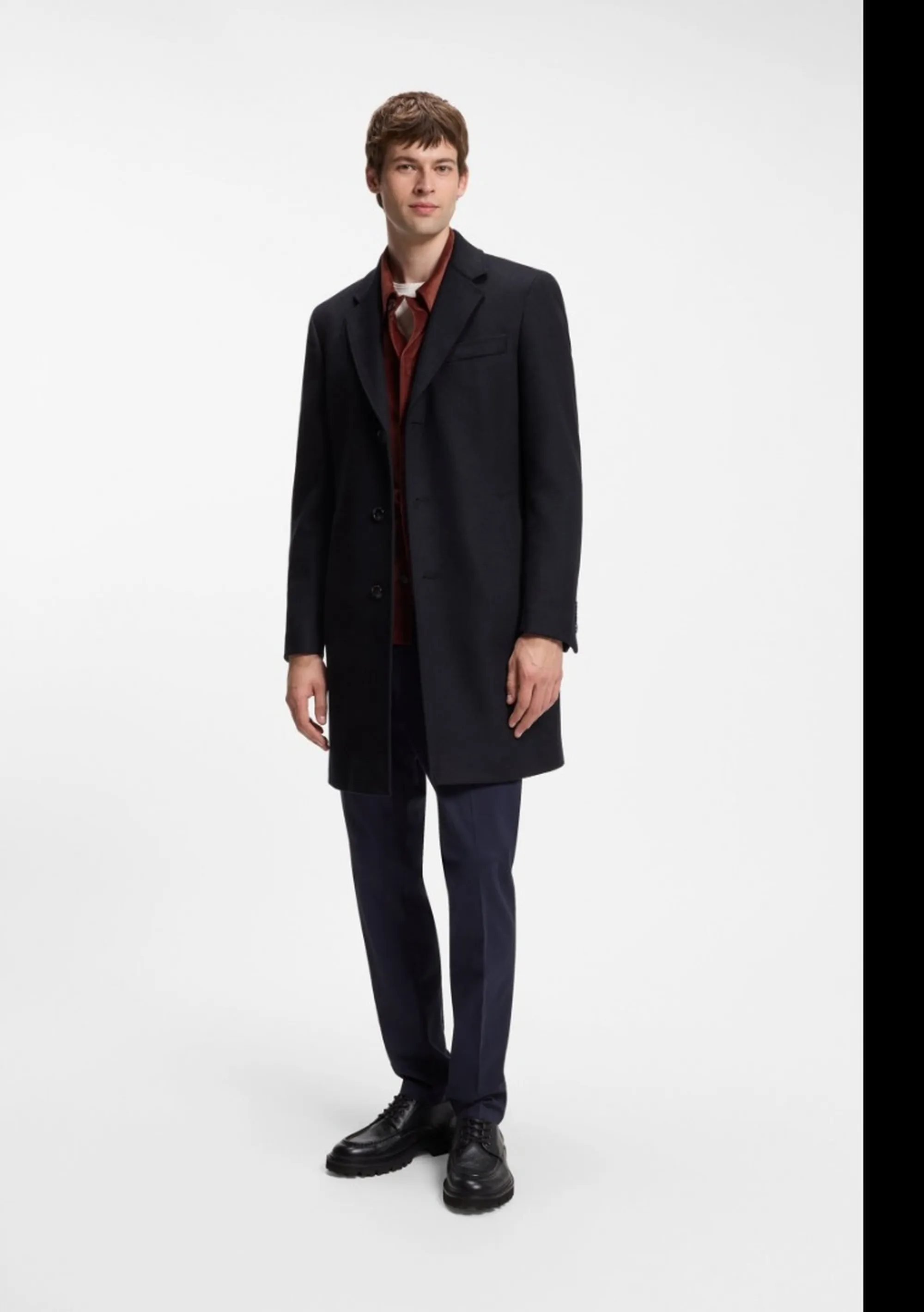 Hugo Boss Cappotto H-Hyde Blu 50571557 189567