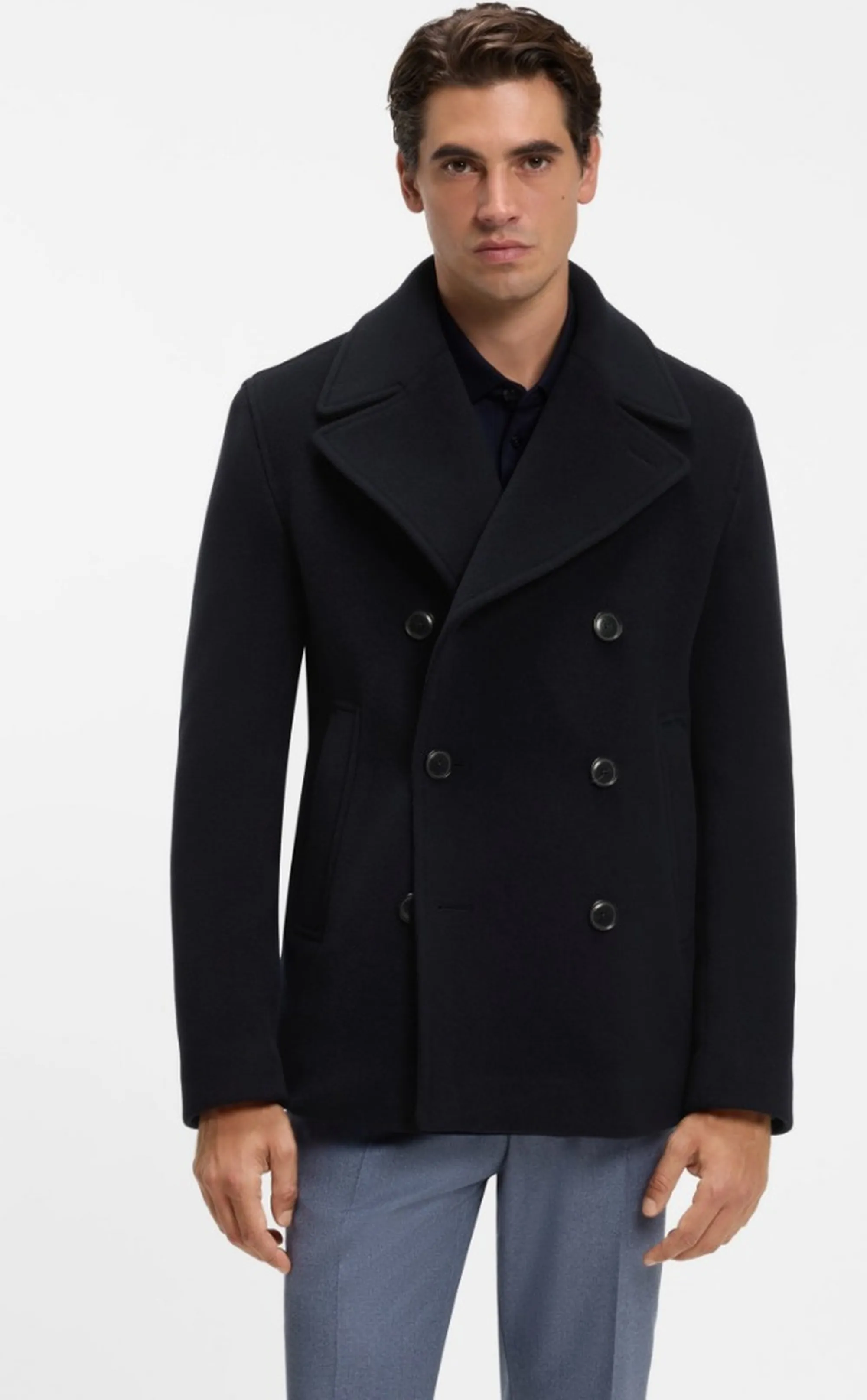 Hugo Boss Cappotto H-Hyde Blu 50576464 189411
