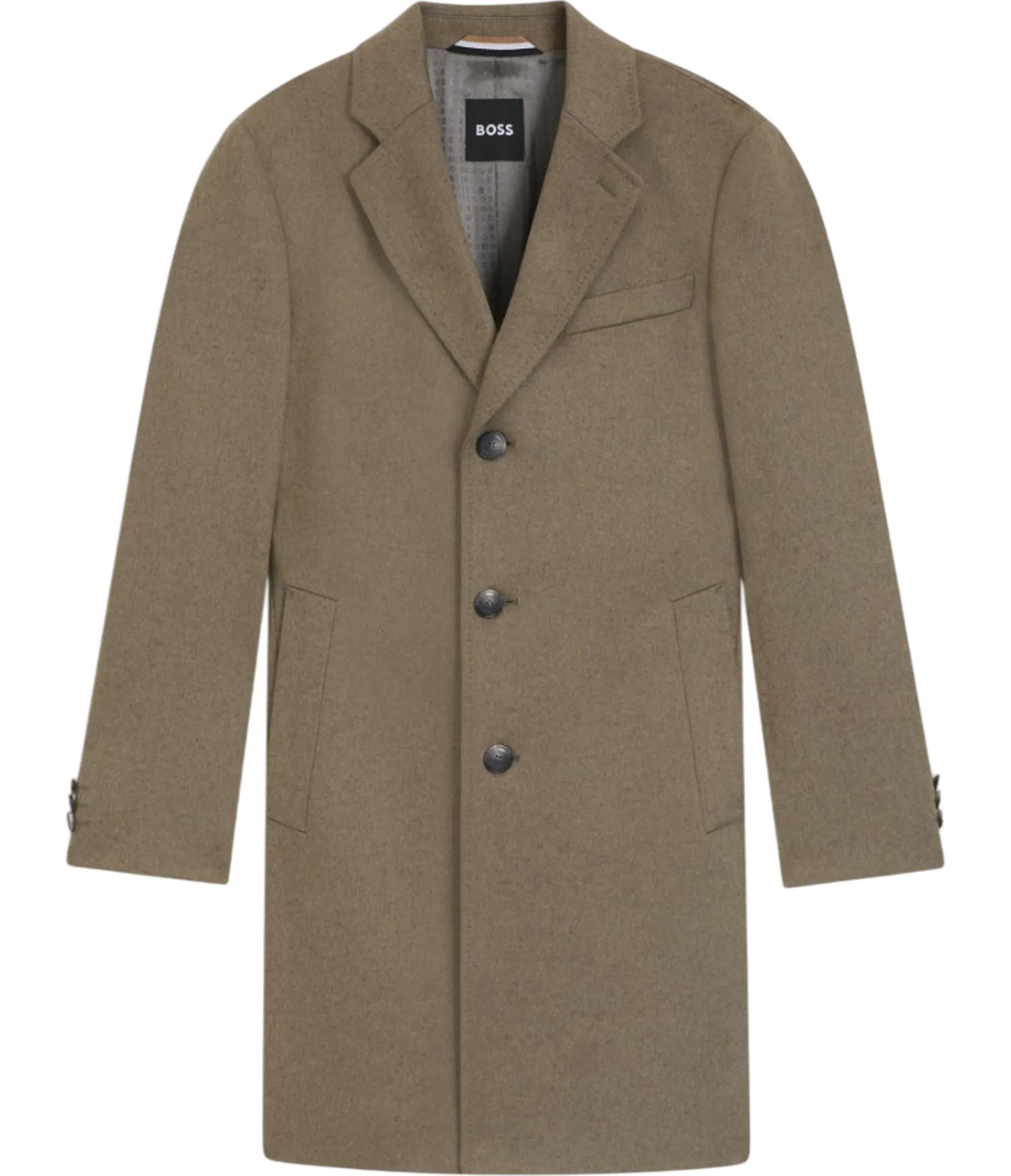 Hugo Boss Cappotto H-Hyde Marrone Chiaro 50549187 166639