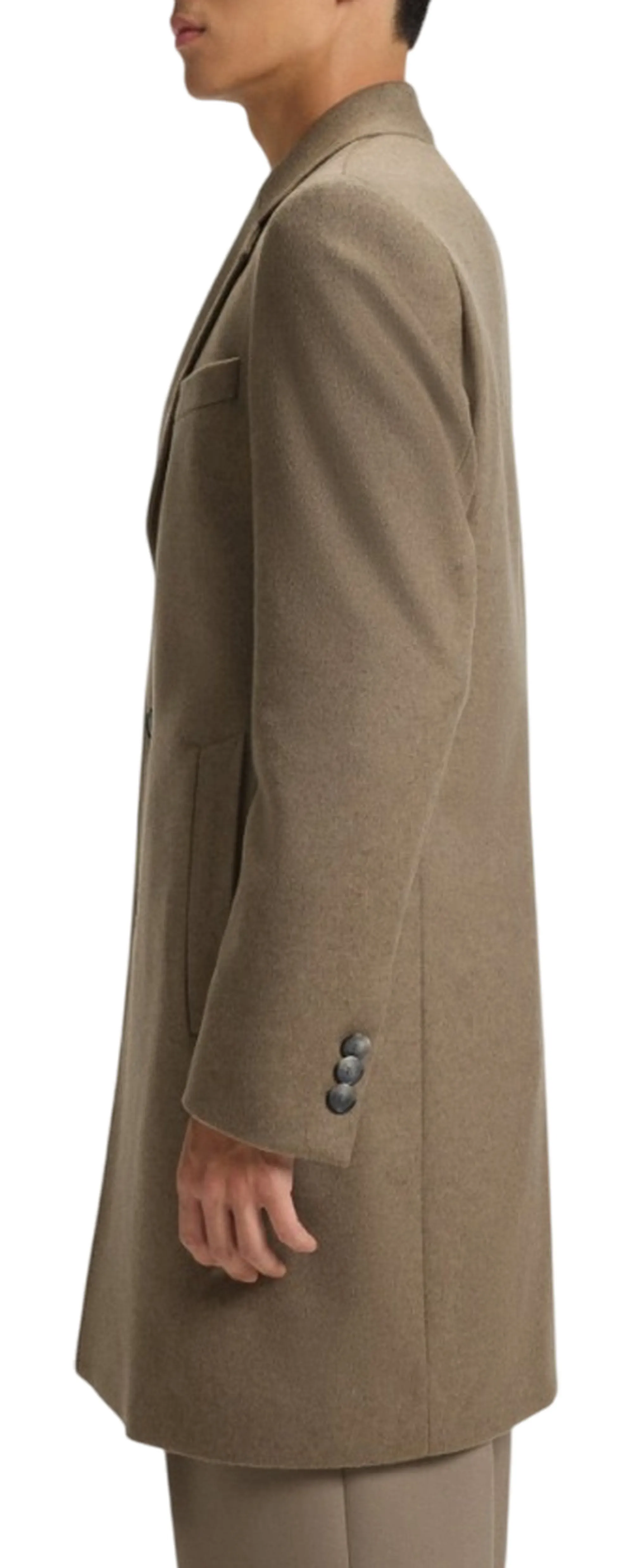 Hugo Boss Cappotto H-Hyde Marrone Chiaro 50549187 166644