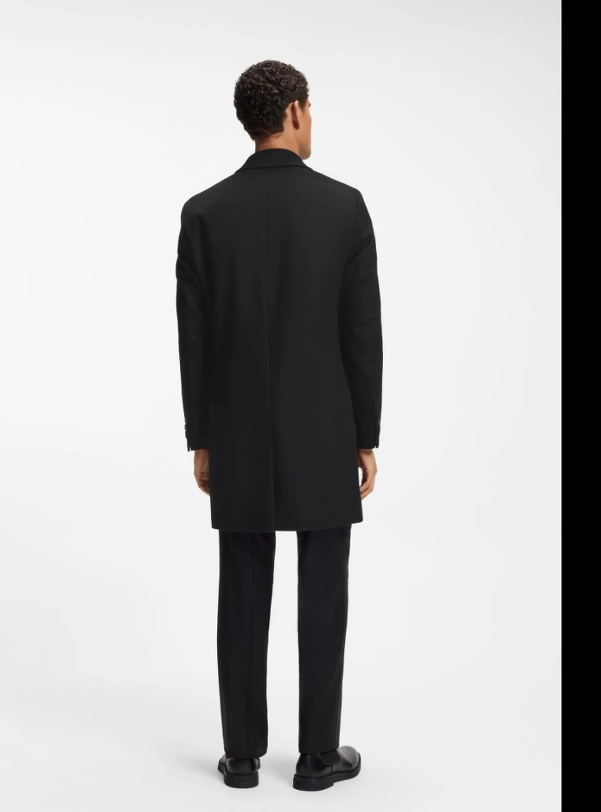 Hugo Boss Cappotto H-Hyde Nero 50571557 189562