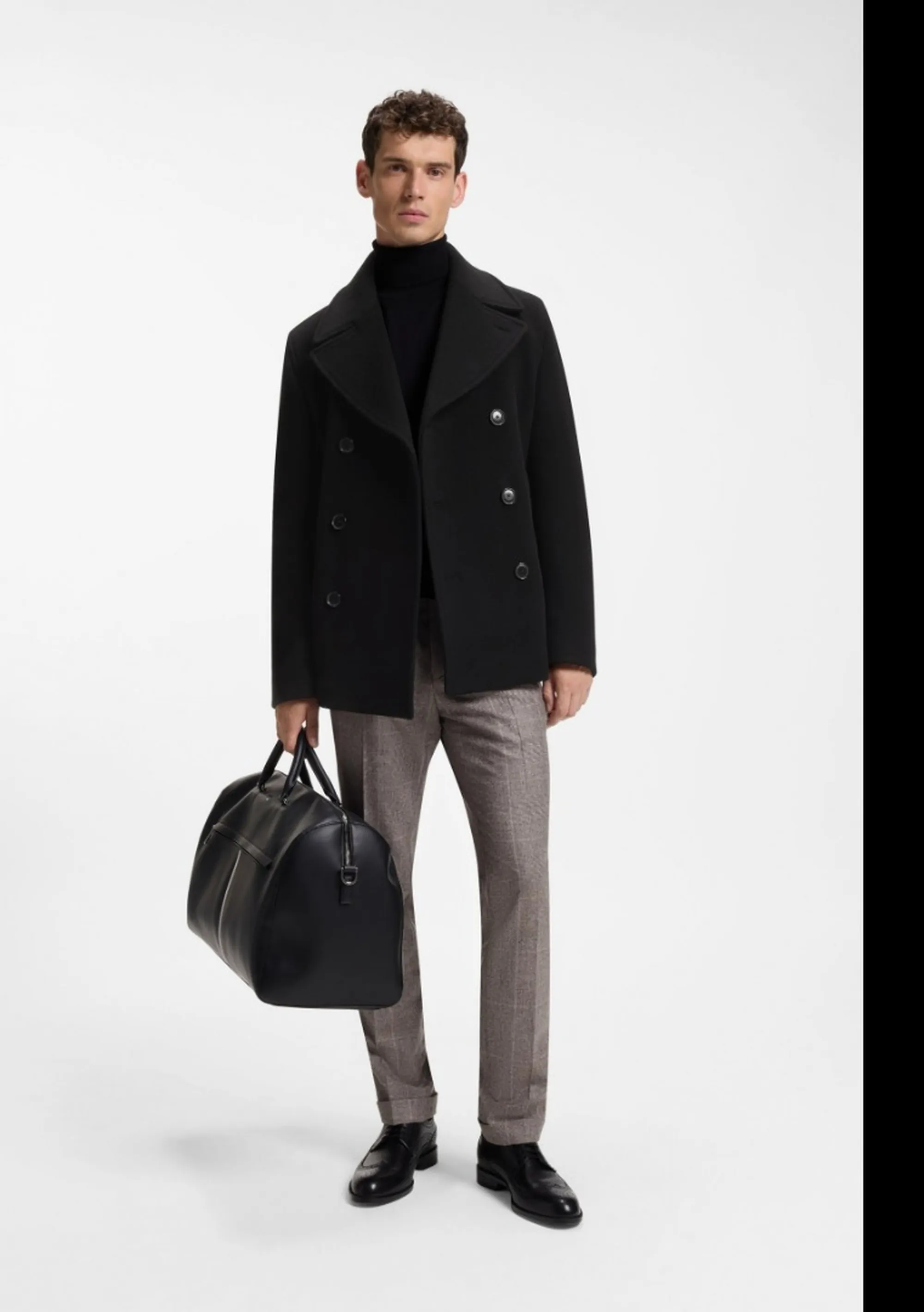 Hugo Boss Cappotto H-Hyde Nero 50576464 189402