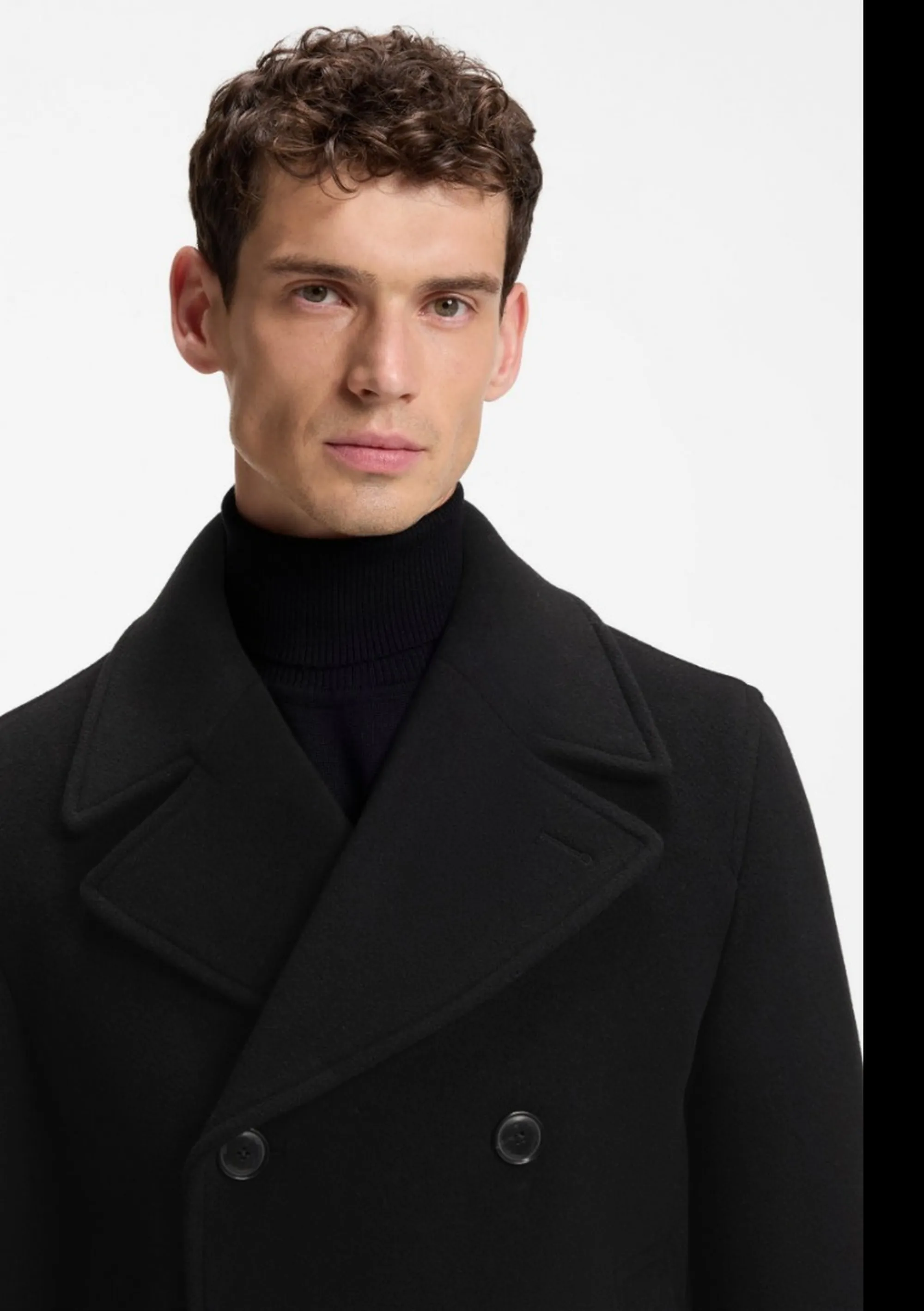 Hugo Boss Cappotto H-Hyde Nero 50576464 189403