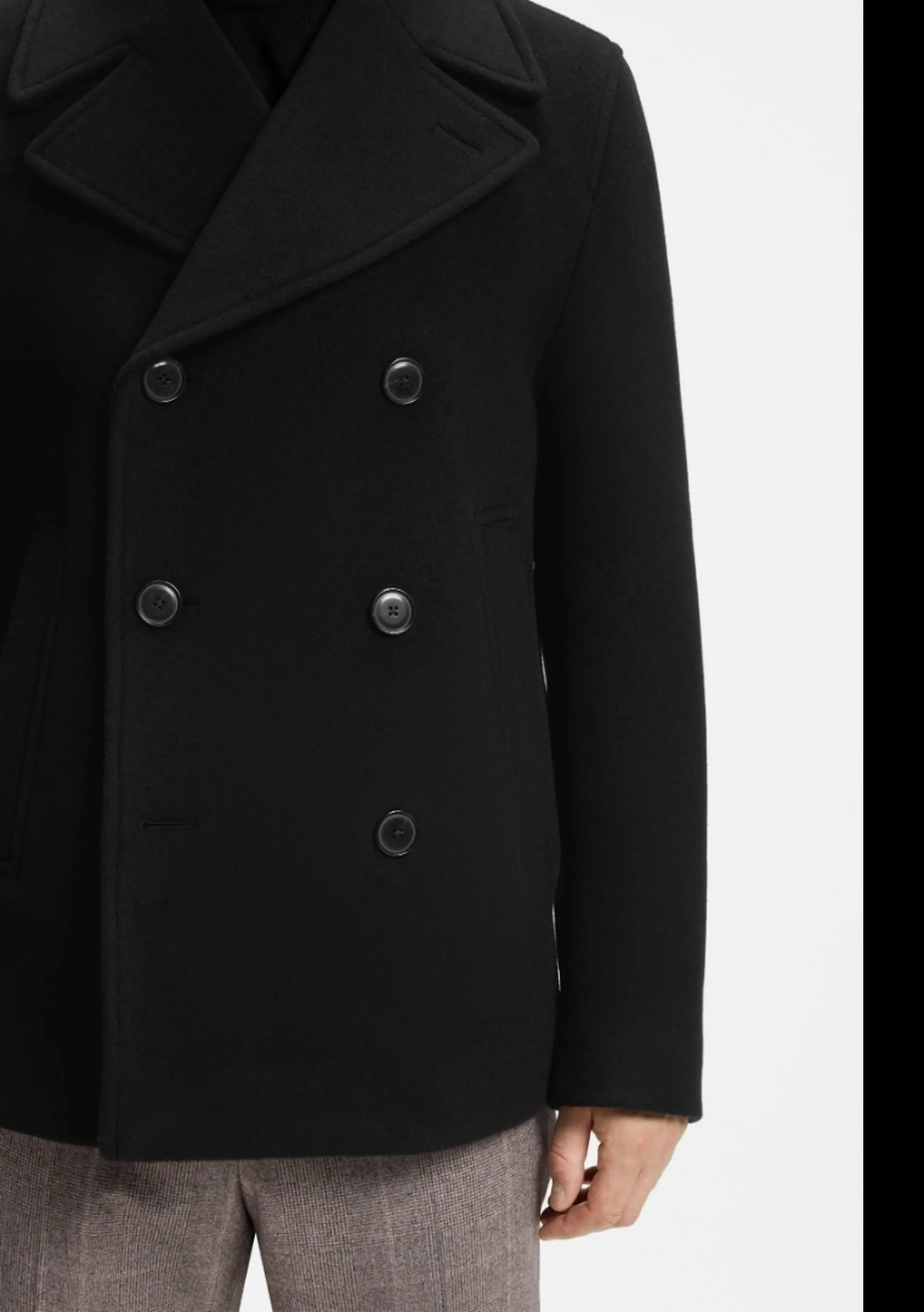 Hugo Boss Cappotto H-Hyde Nero 50576464 189404