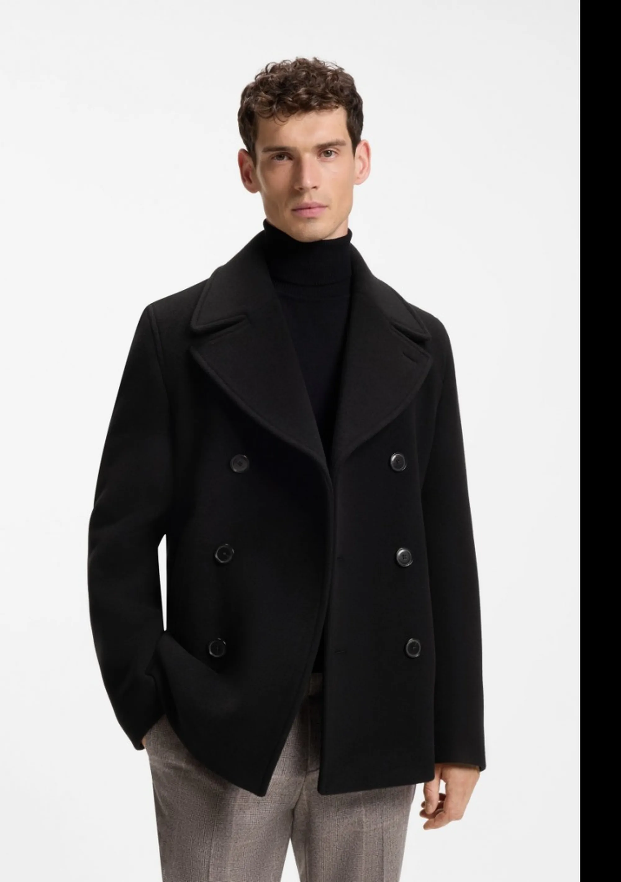 Hugo Boss Cappotto H-Hyde Nero 50576464 189405