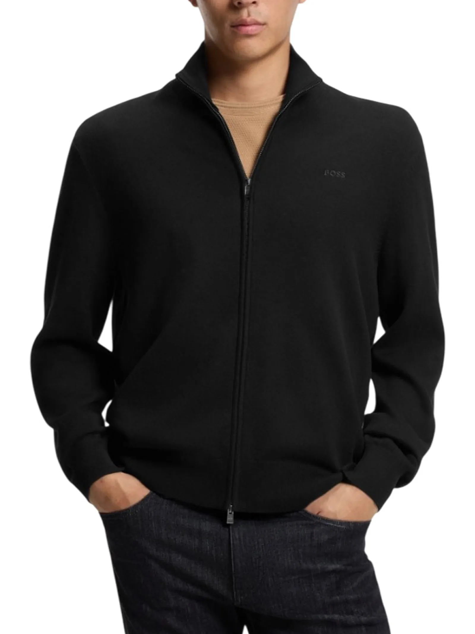 Hugo Boss Cardigan Upalano Nero 50556345 174262