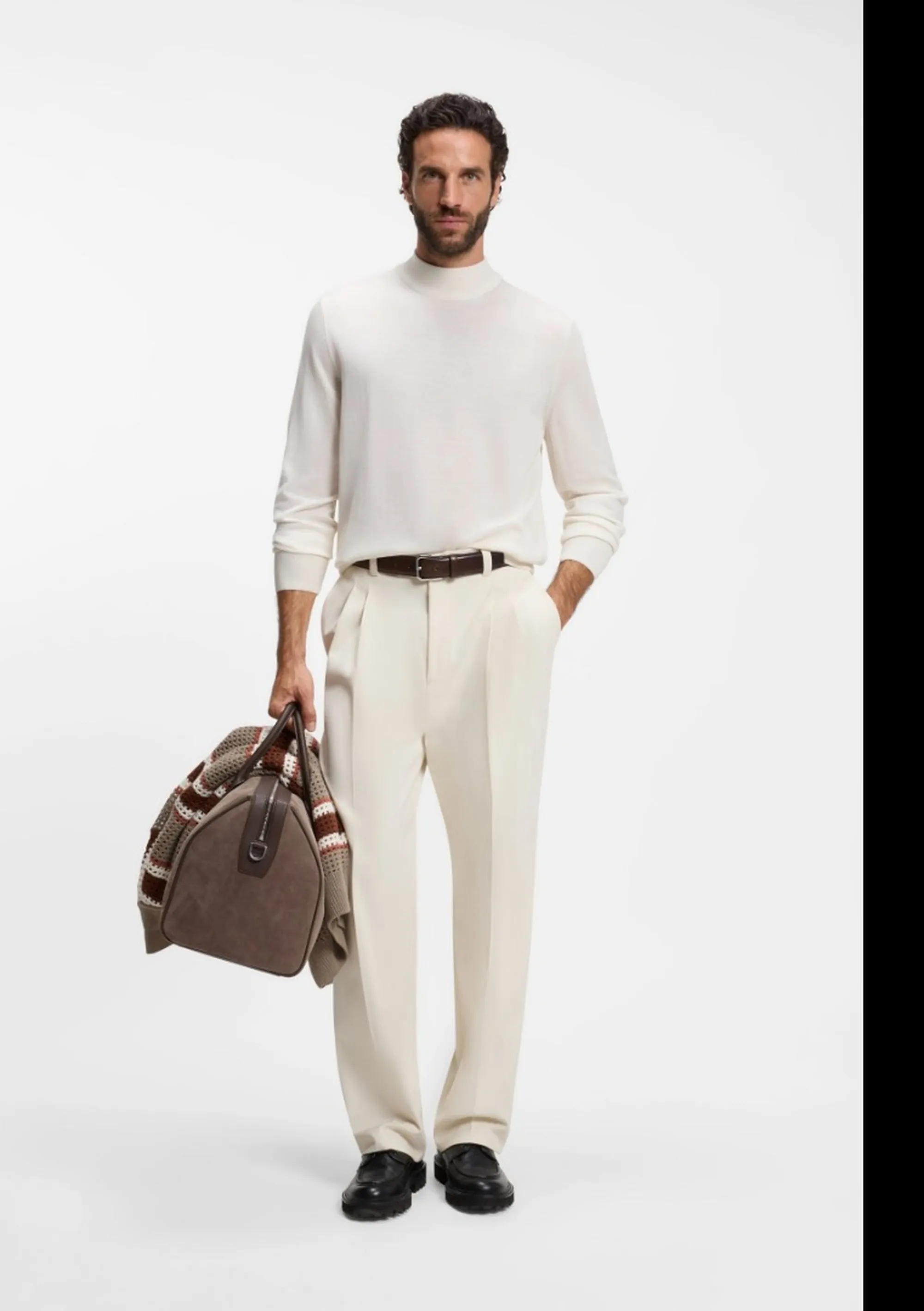 Hugo Boss Maglia  A Lupetto Bianco 50570642 189371
