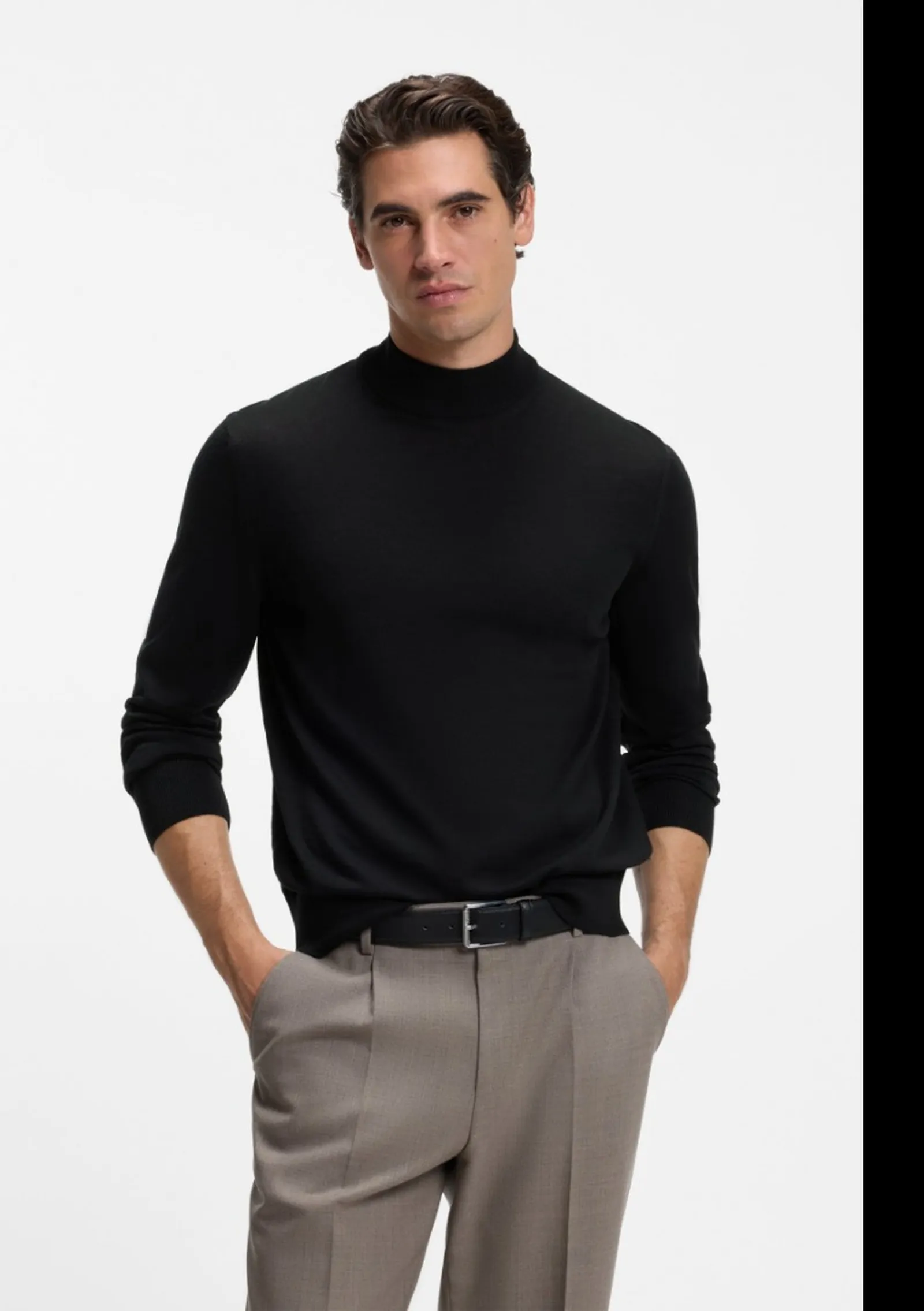 Hugo Boss Maglia  A Lupetto Nero 50570642 199017