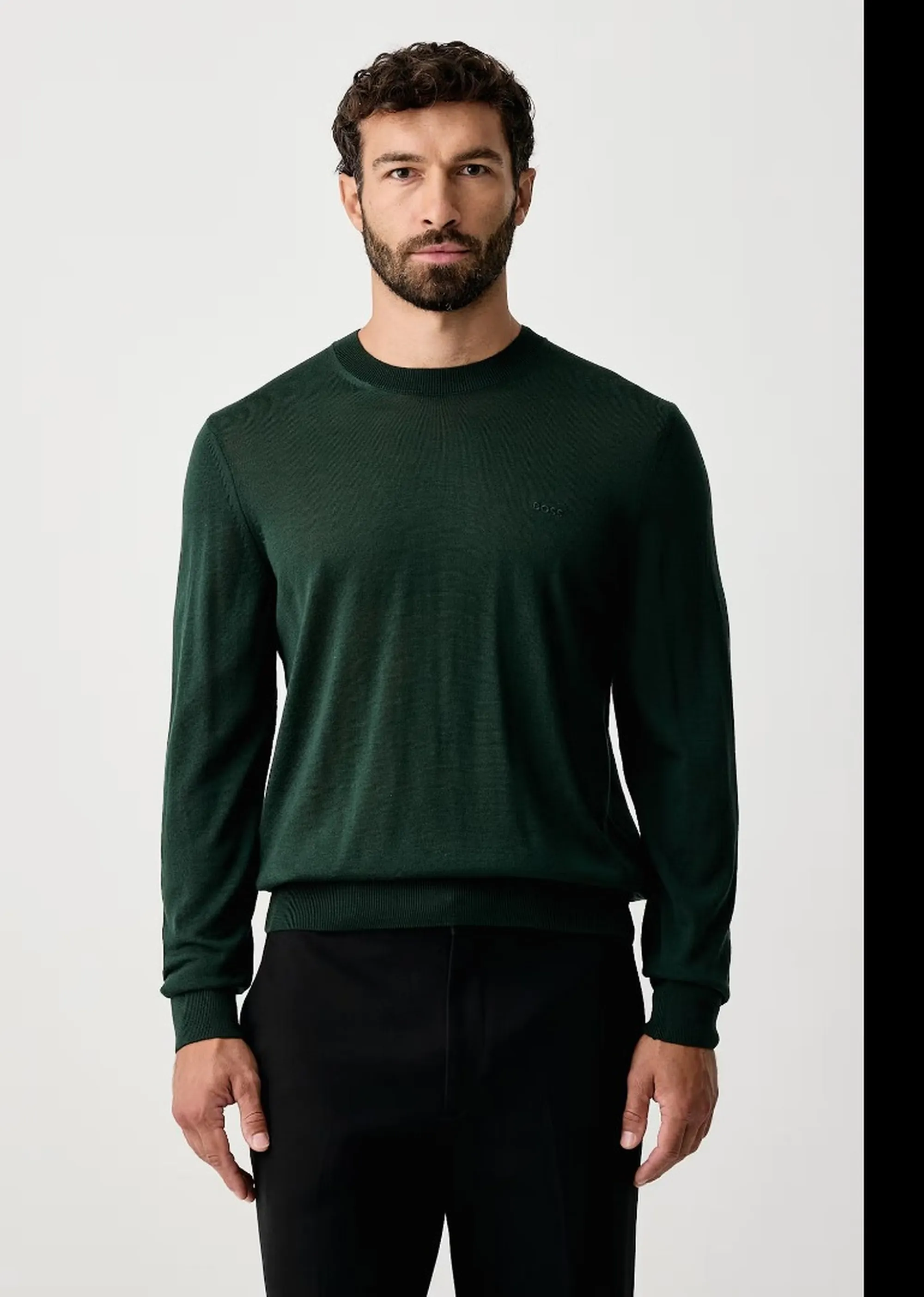 Hugo Boss Maglia H-Leno Verde Scuro 50571914 189287