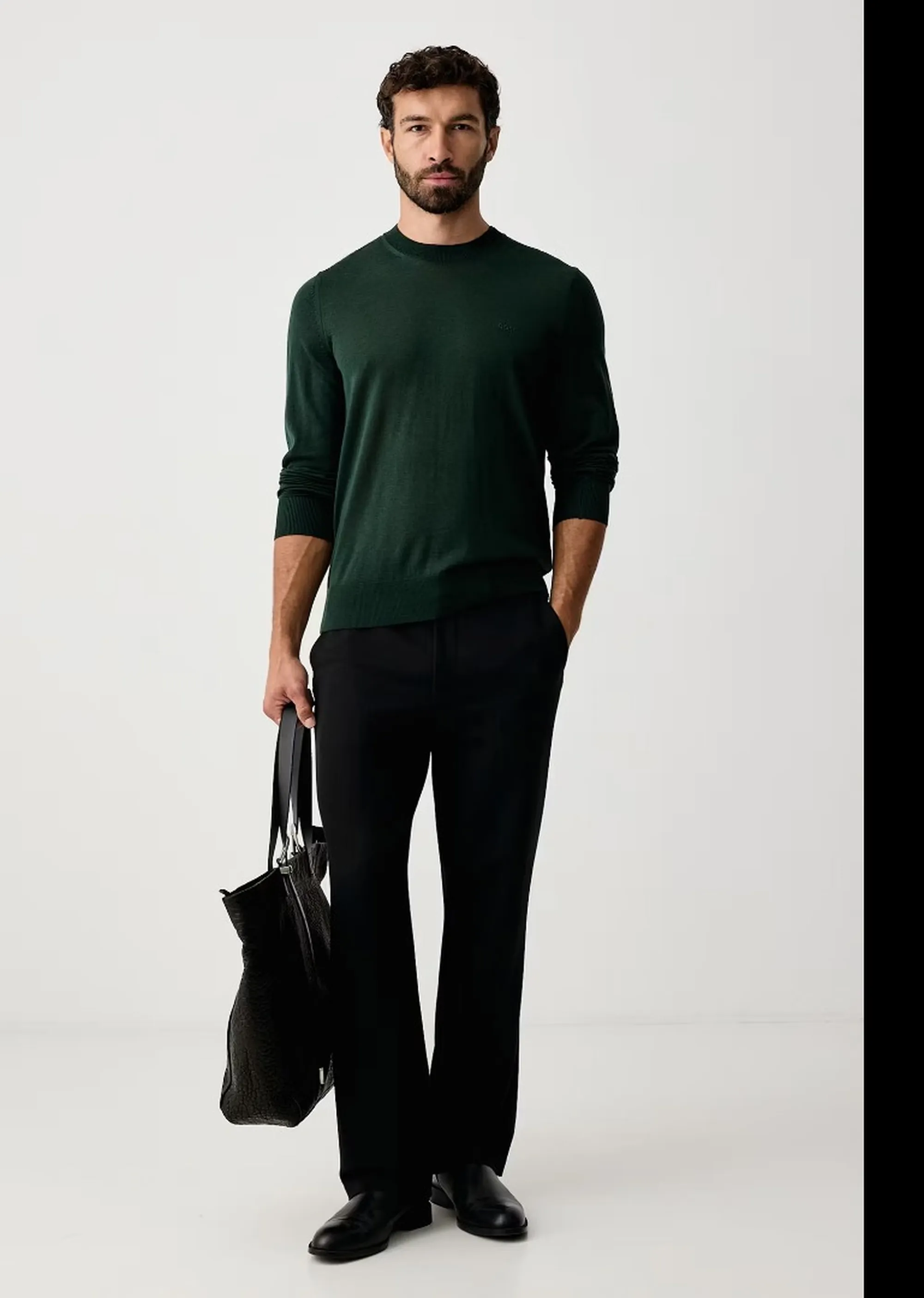 Hugo Boss Maglia H-Leno Verde Scuro 50571914 189288