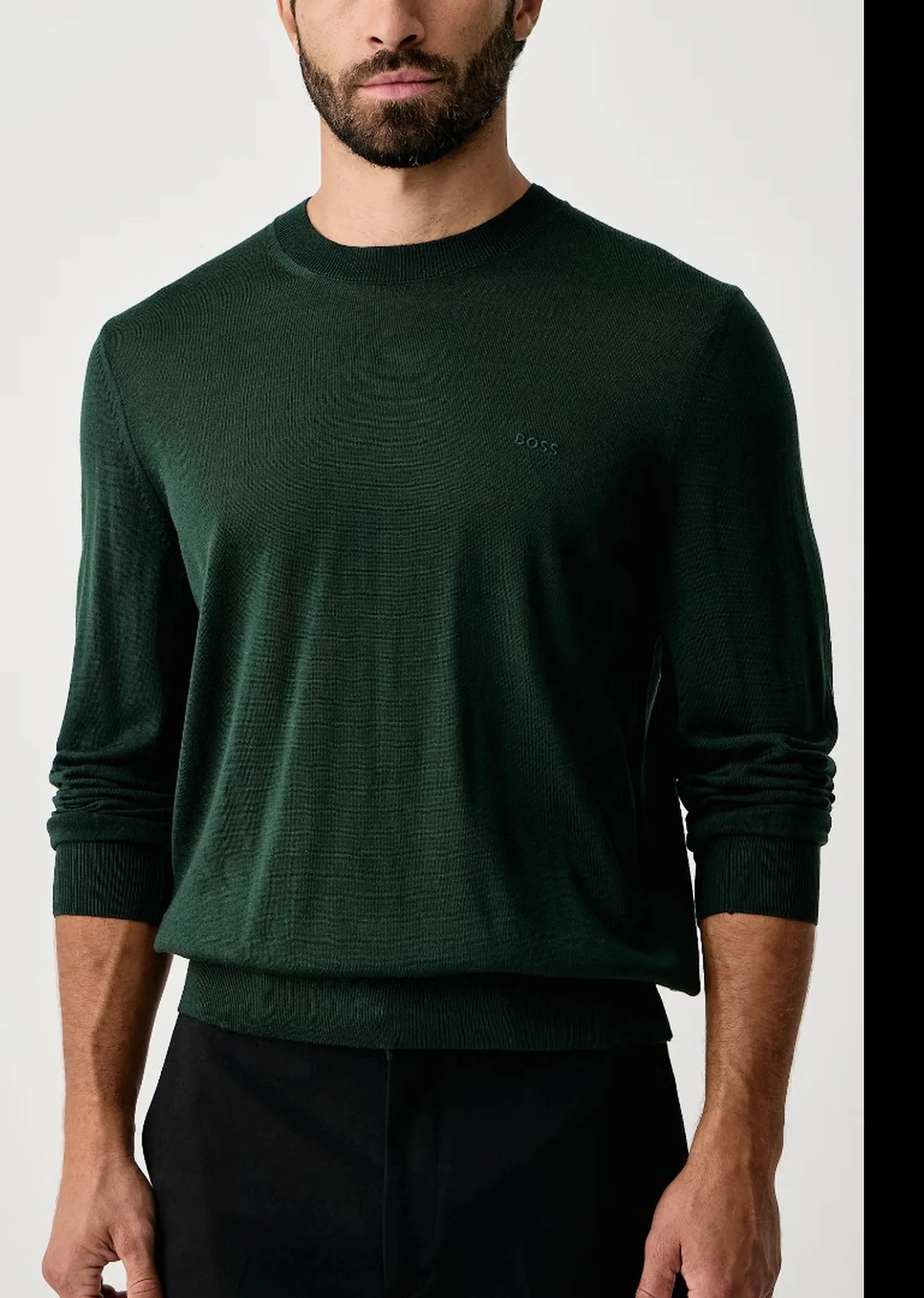 Hugo Boss Maglia H-Leno Verde Scuro 50571914 189290