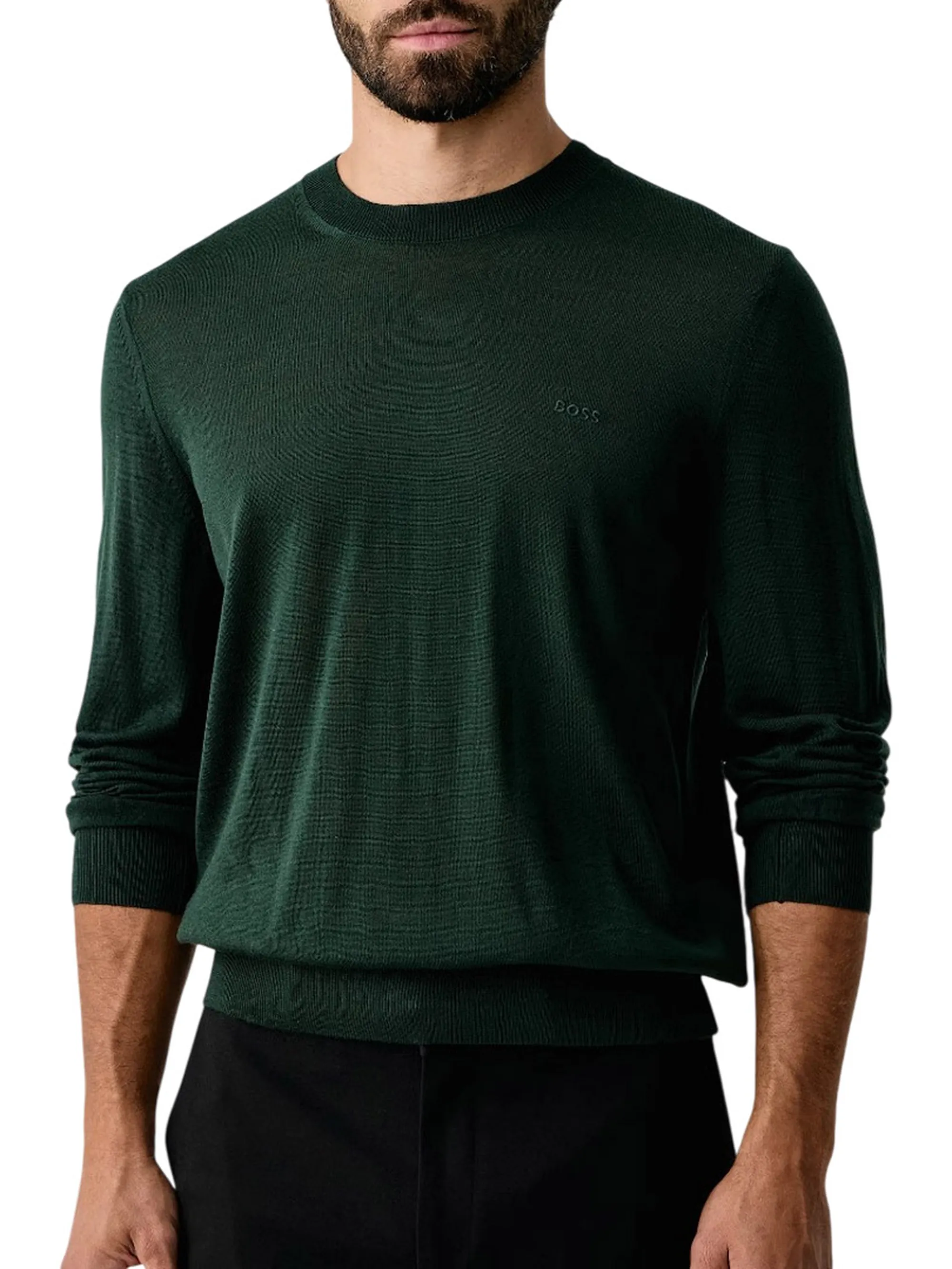 Hugo Boss B'H-Leno Sweater' Dark Green 50571914 189739