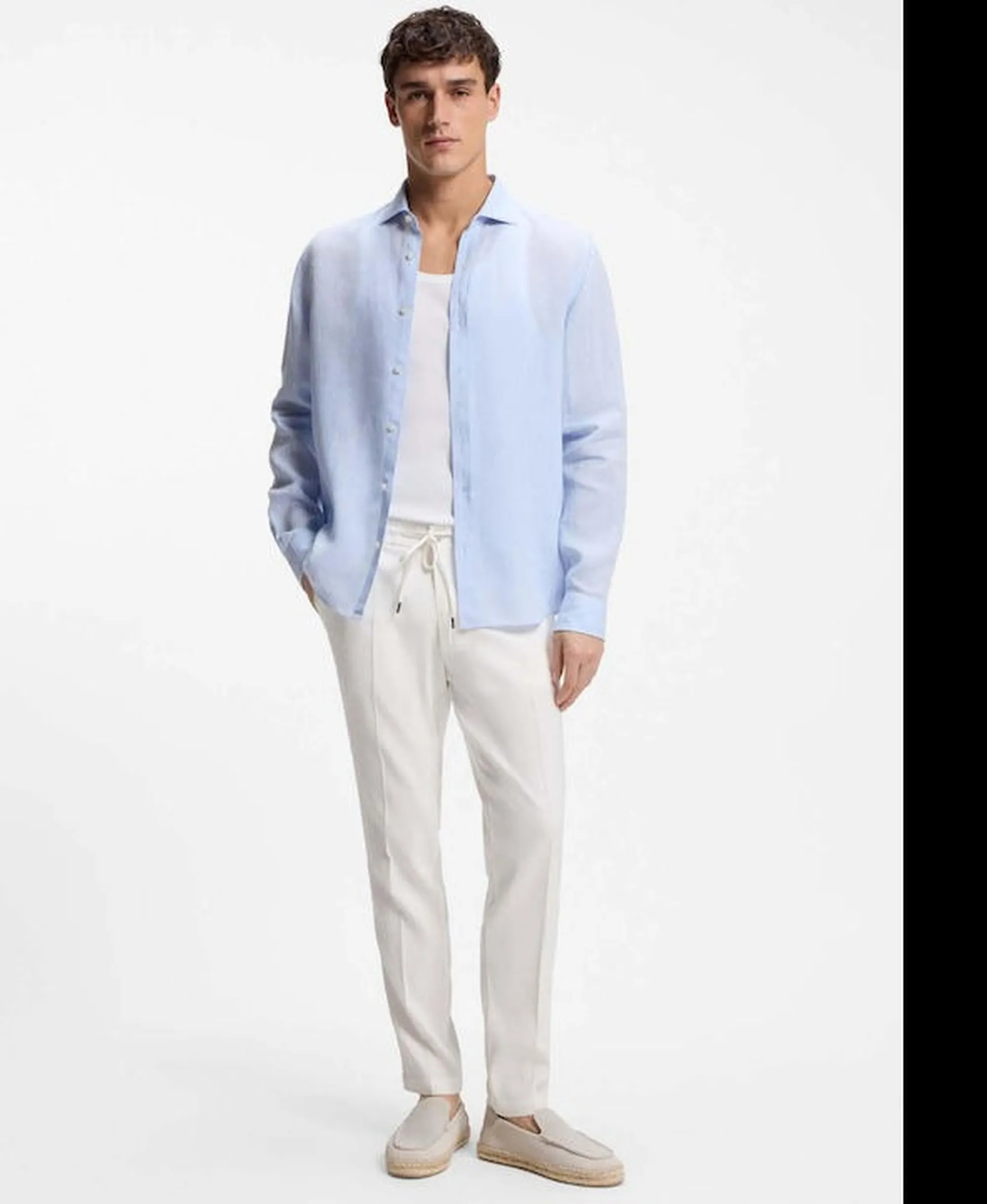 Hugo Boss Pantalone H-Kane1 Bianco 50557859 182826