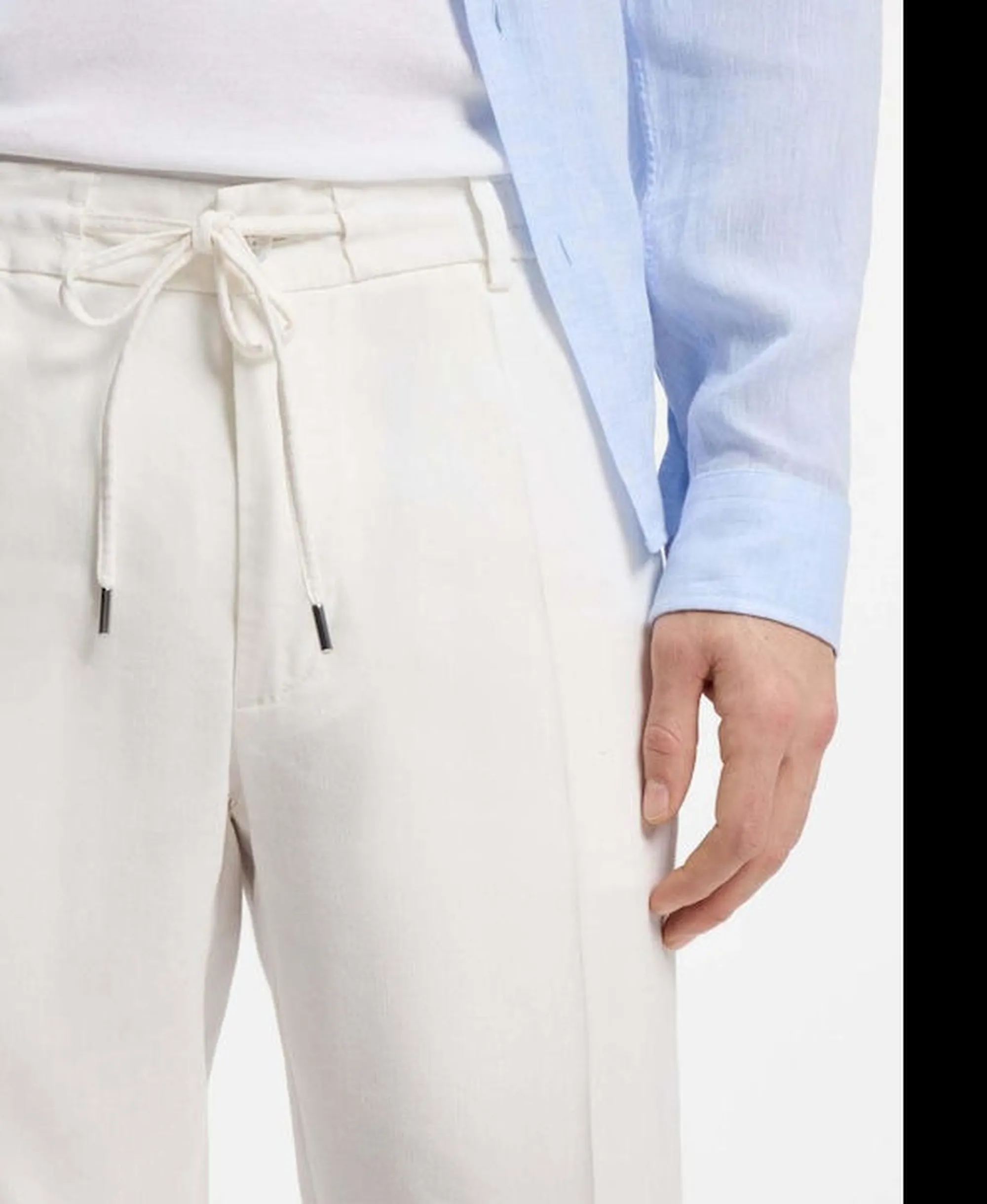 Hugo Boss Pantalone H-Kane1 Bianco 50557859 182827