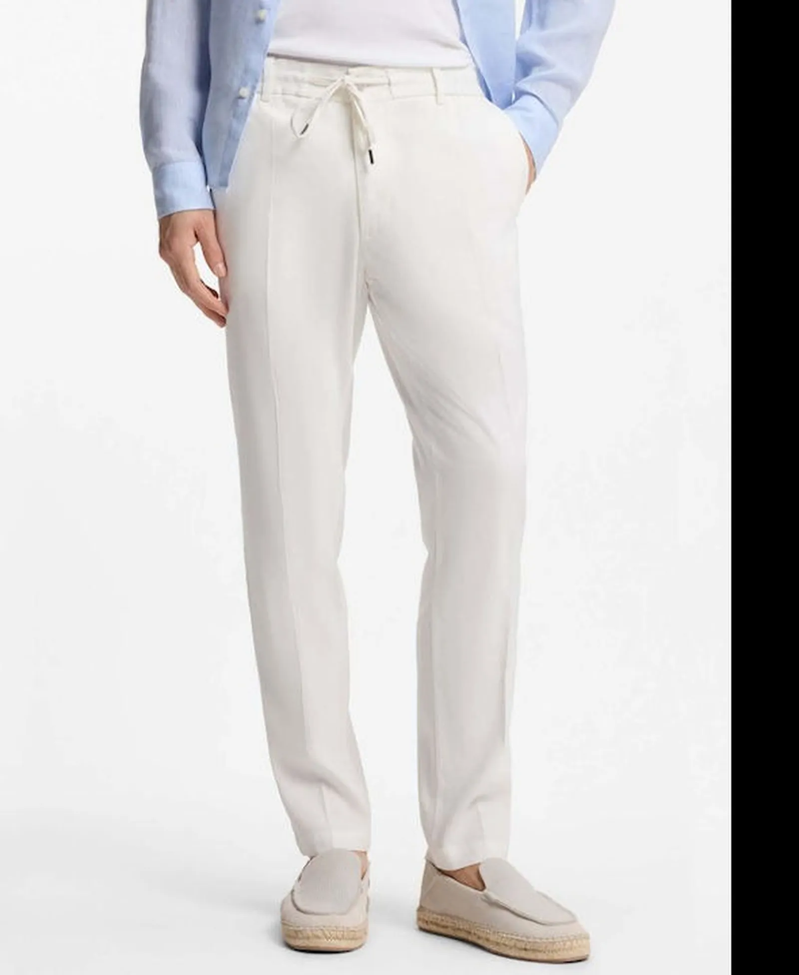 Hugo Boss Pantalone H-Kane1 Bianco 50557859 182828