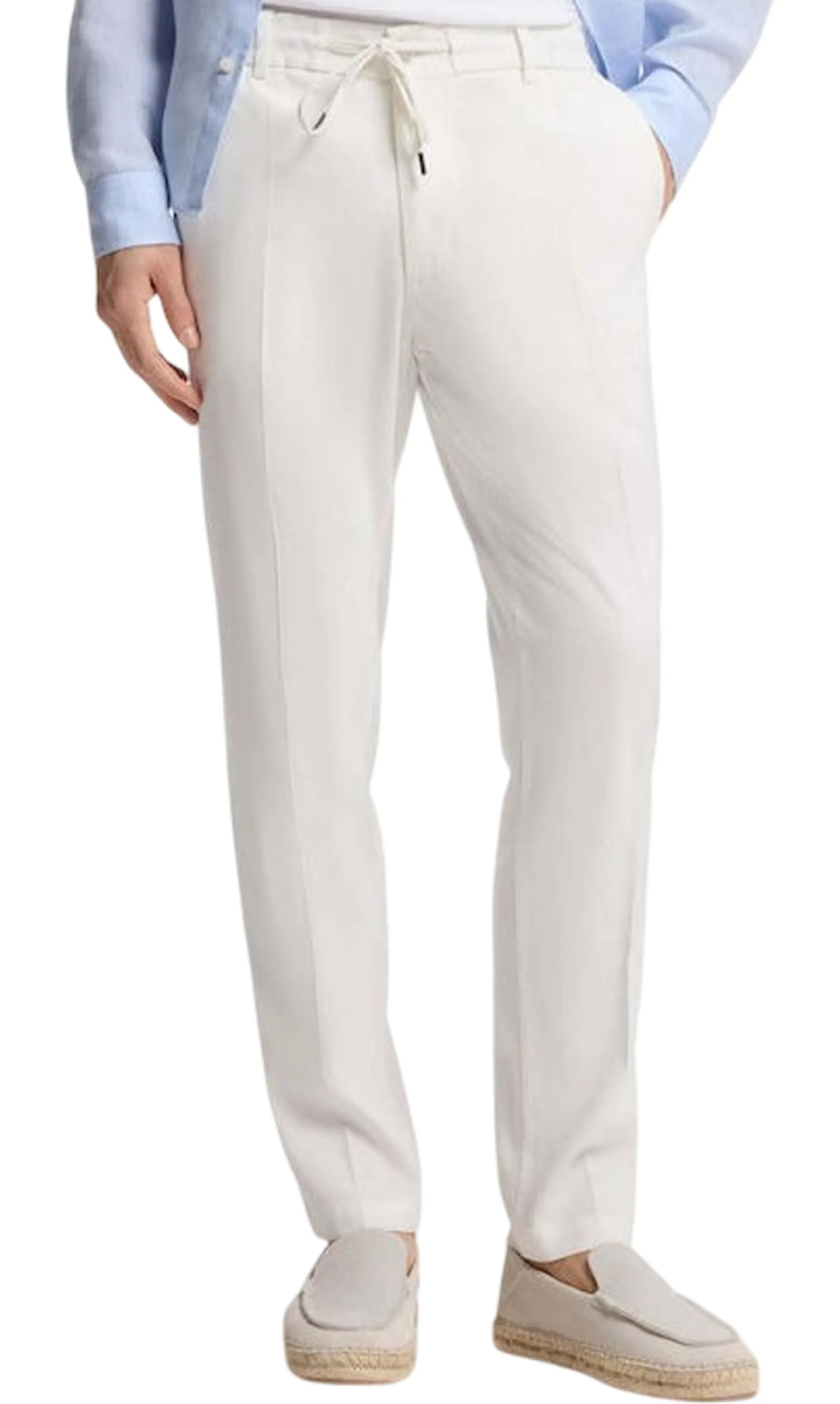 Hugo Boss Pantalone H-Kane1 Bianco 50557859 182862