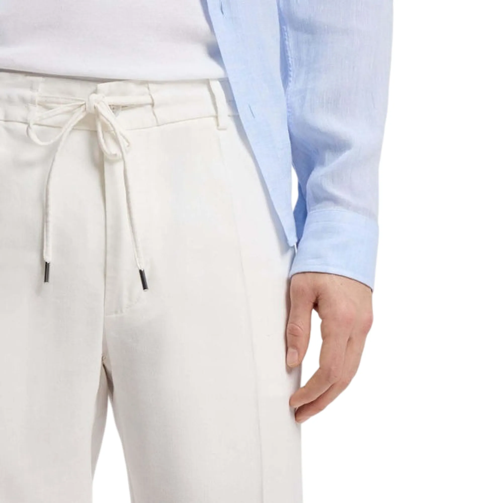 Hugo Boss Pantalone H-Kane1 Bianco 50557859 182863