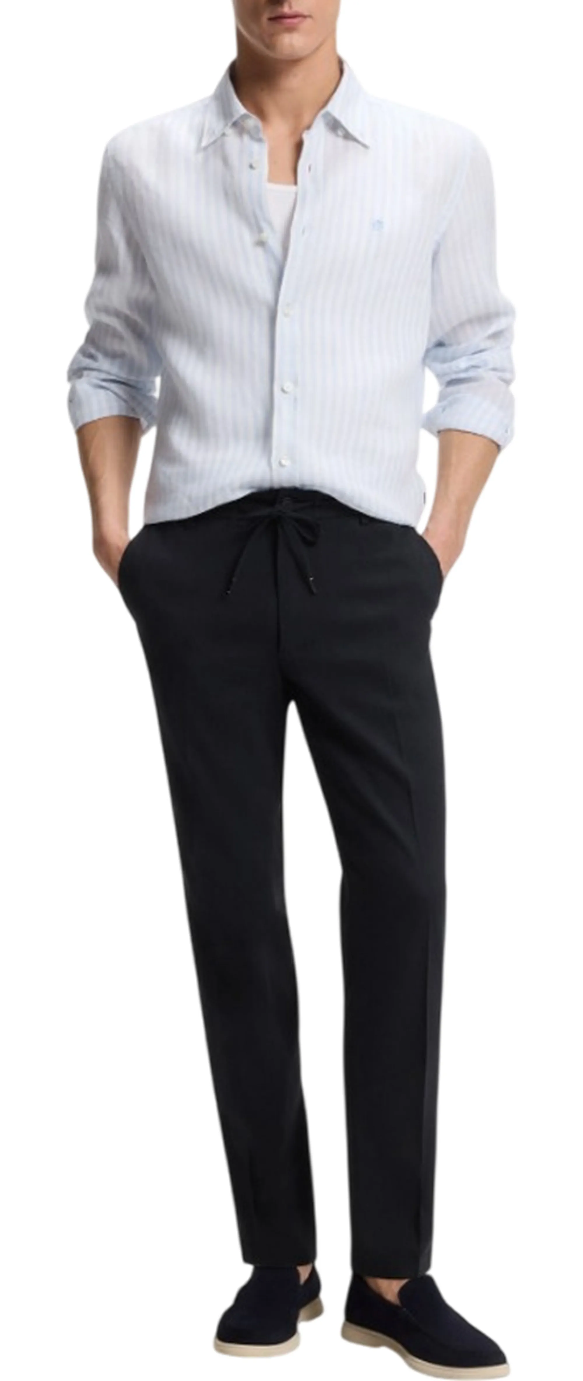 Hugo Boss Pantalone H-Kane1 Blu 50557859 182865
