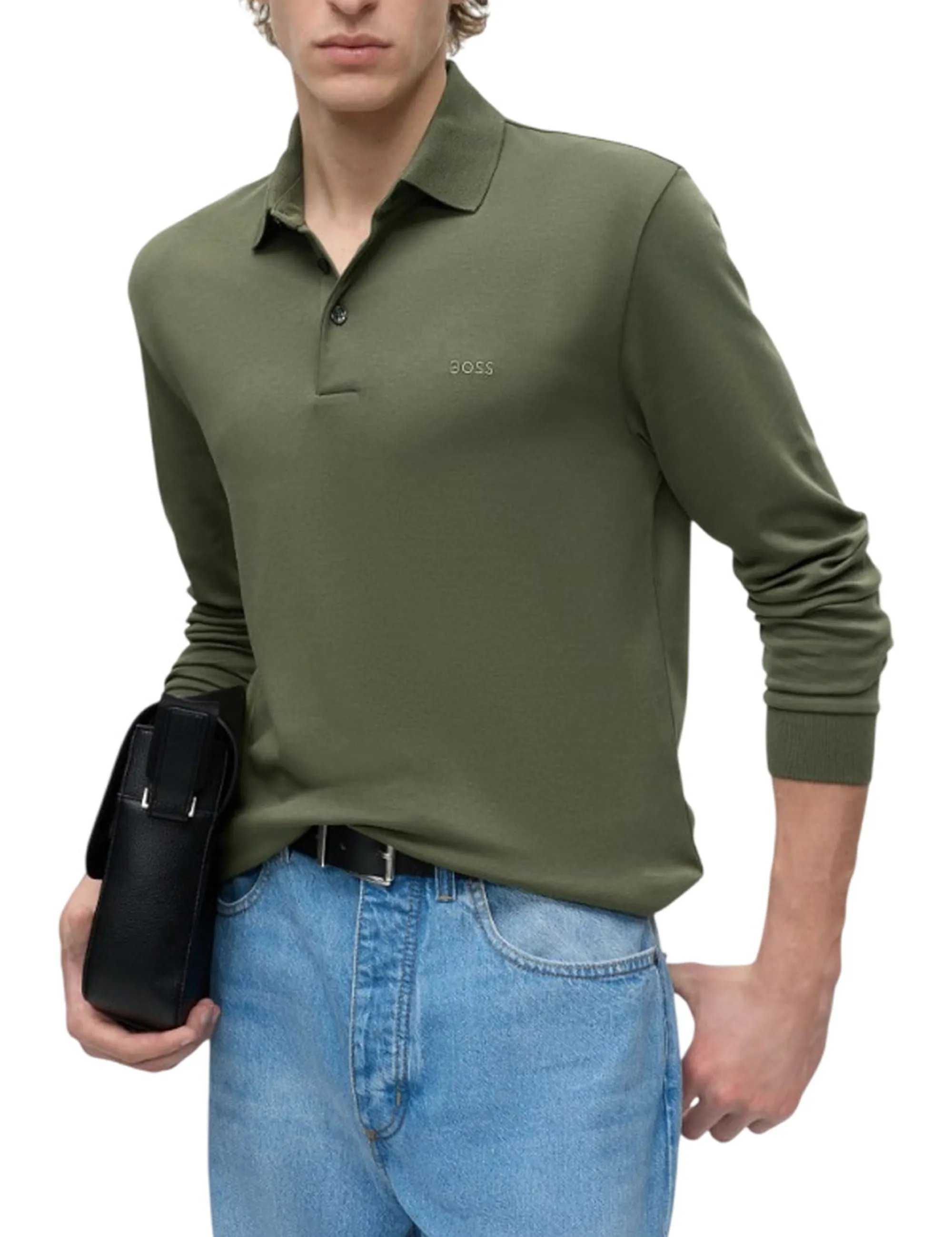 Hugo Boss B'Polo ' Olive 50468392 189450