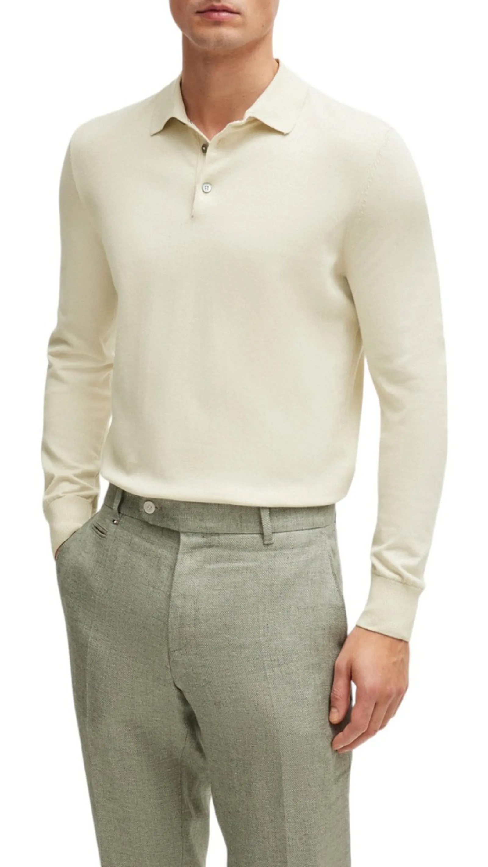 Hugo Boss Polo Gemello-P Crema 50506025 174814