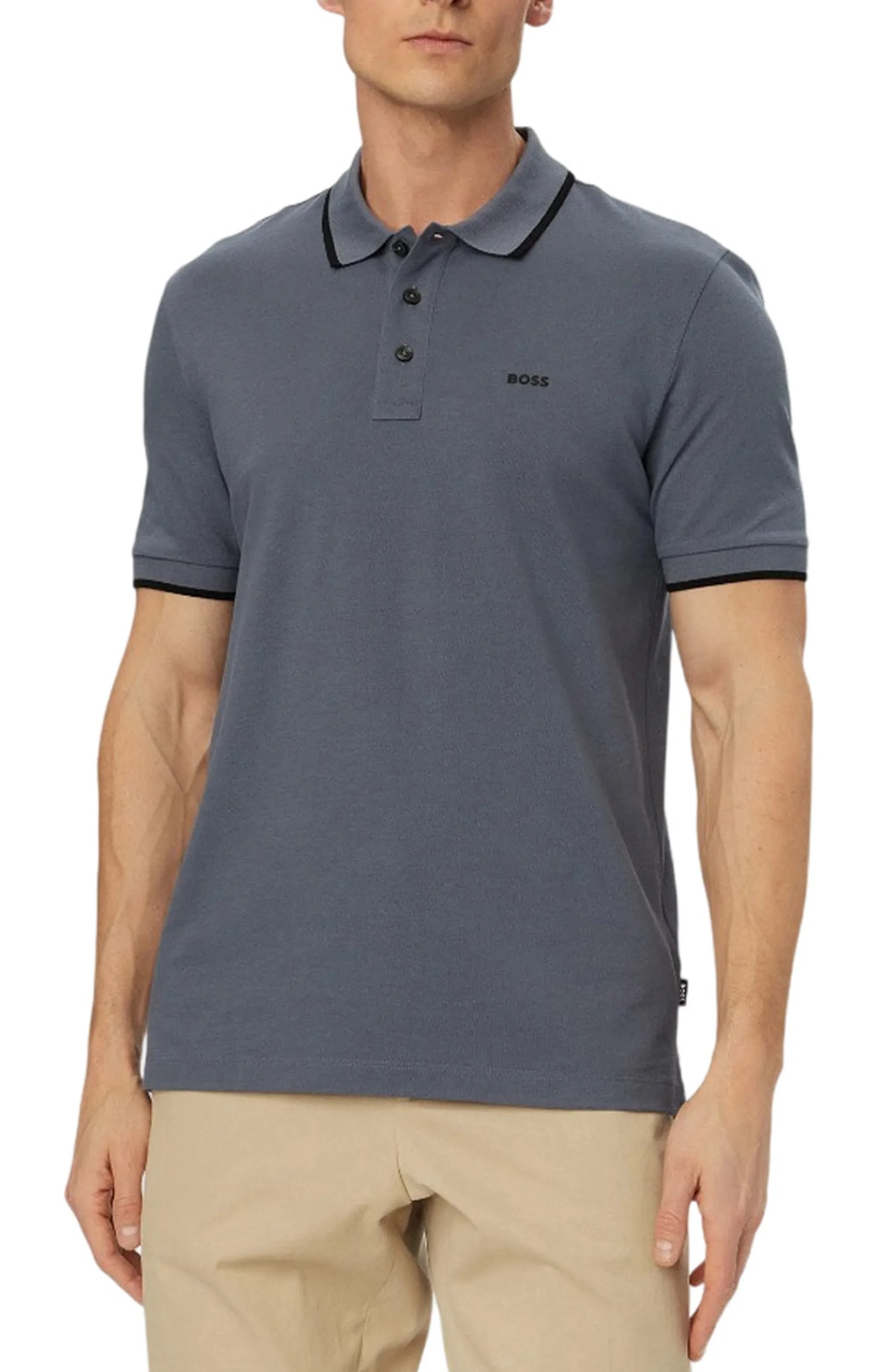 Hugo Boss B'Polo Parlay' Open Blue 50494697 182758