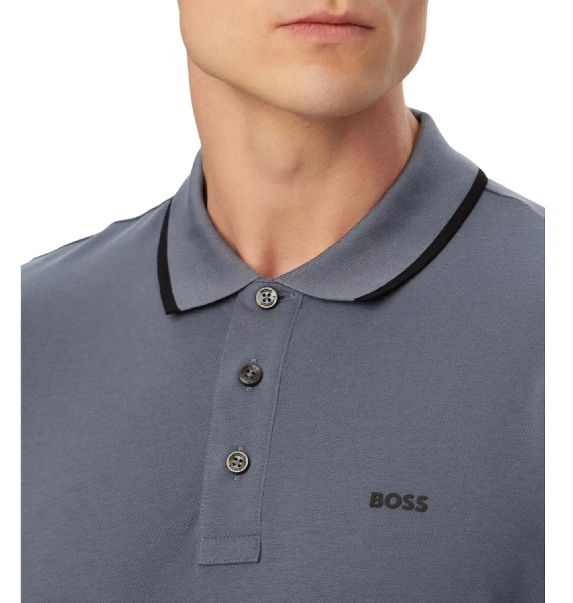 Hugo Boss B'Polo Parlay' Open Blue 50494697 182761