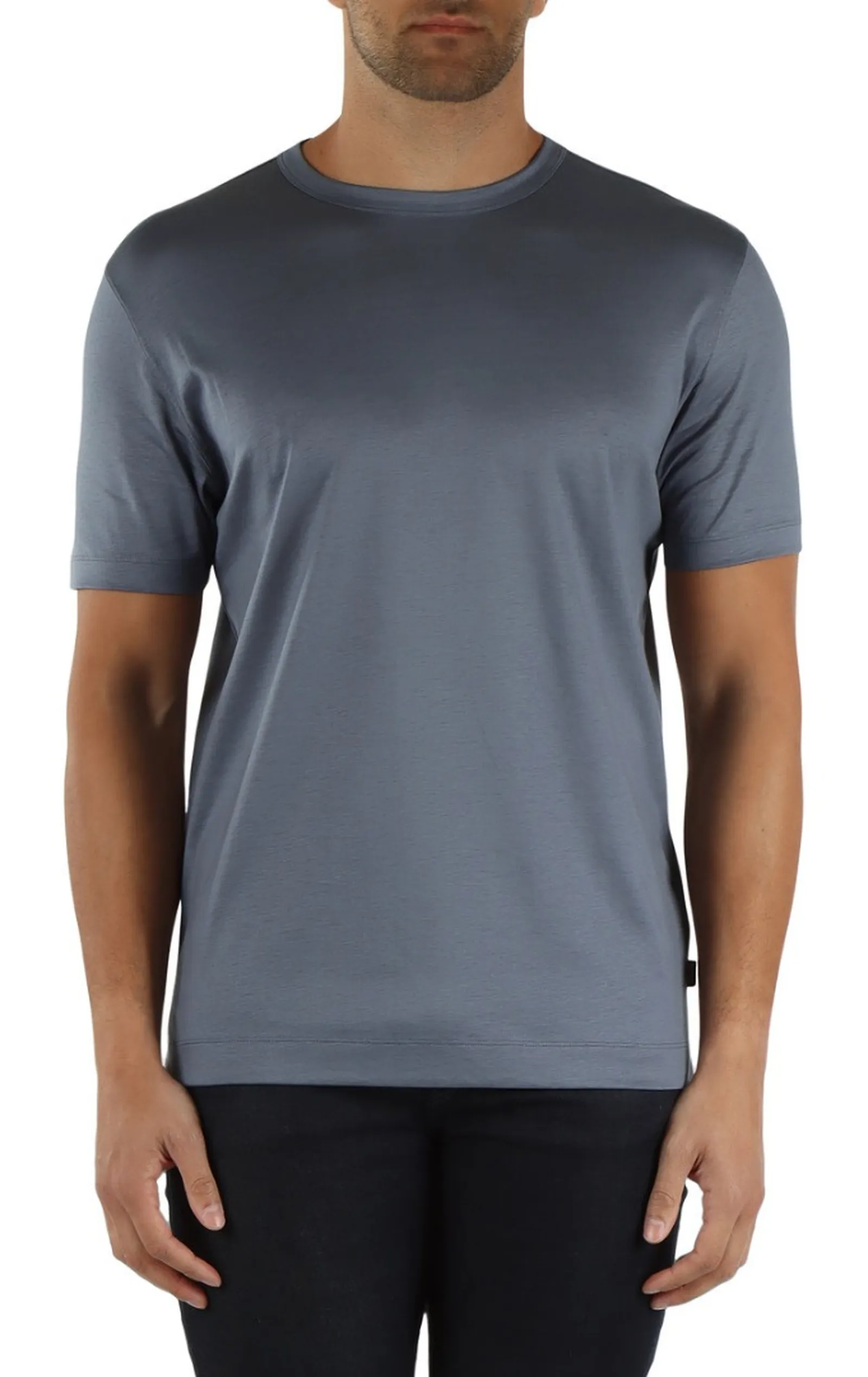Hugo Boss T-Shirt Blu Aperto 50513674 182578