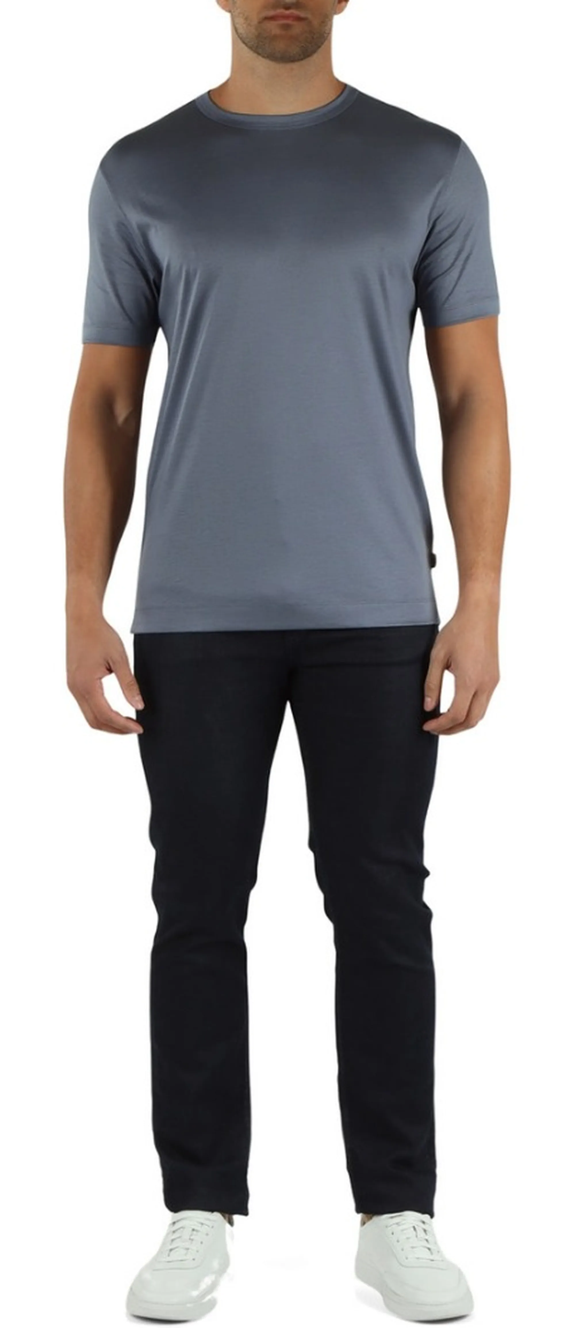 Hugo Boss T-Shirt Blu Aperto 50513674 182579