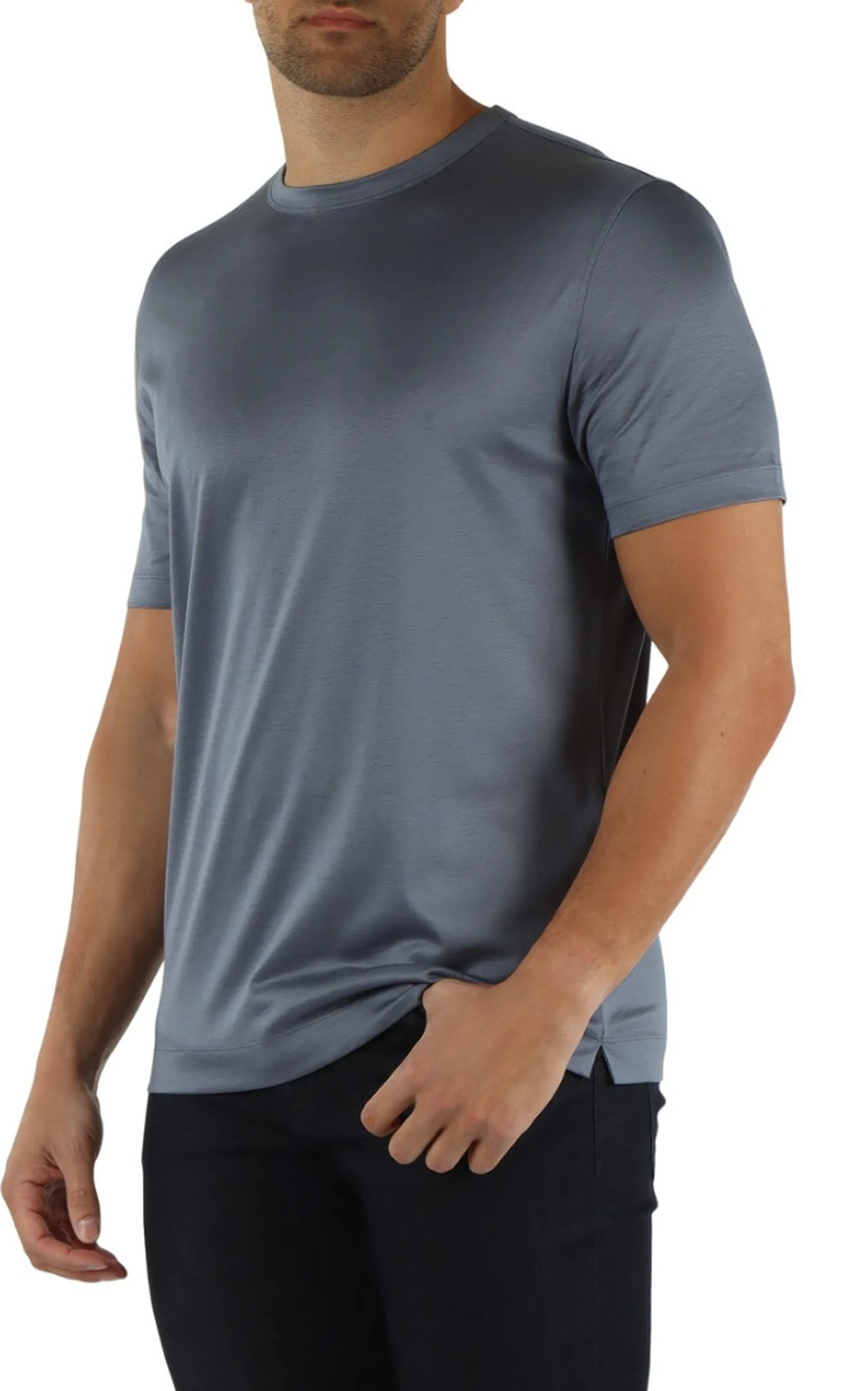 Hugo Boss T-Shirt Blu Aperto 50513674 182580