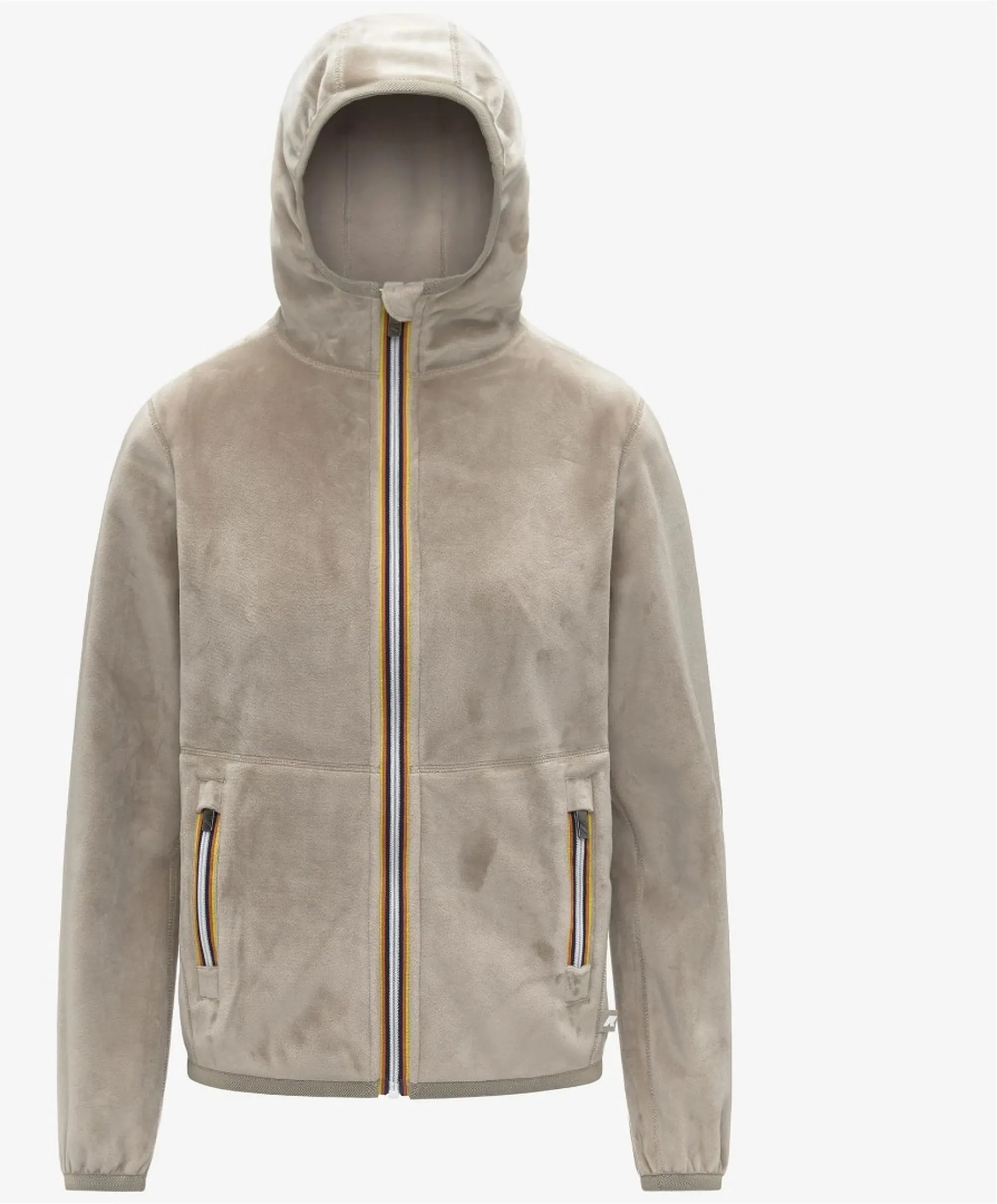 K-Way B'Lily Velour Polar Double Hoodie' Beige Cashmere-Beige K8138Nw 190220