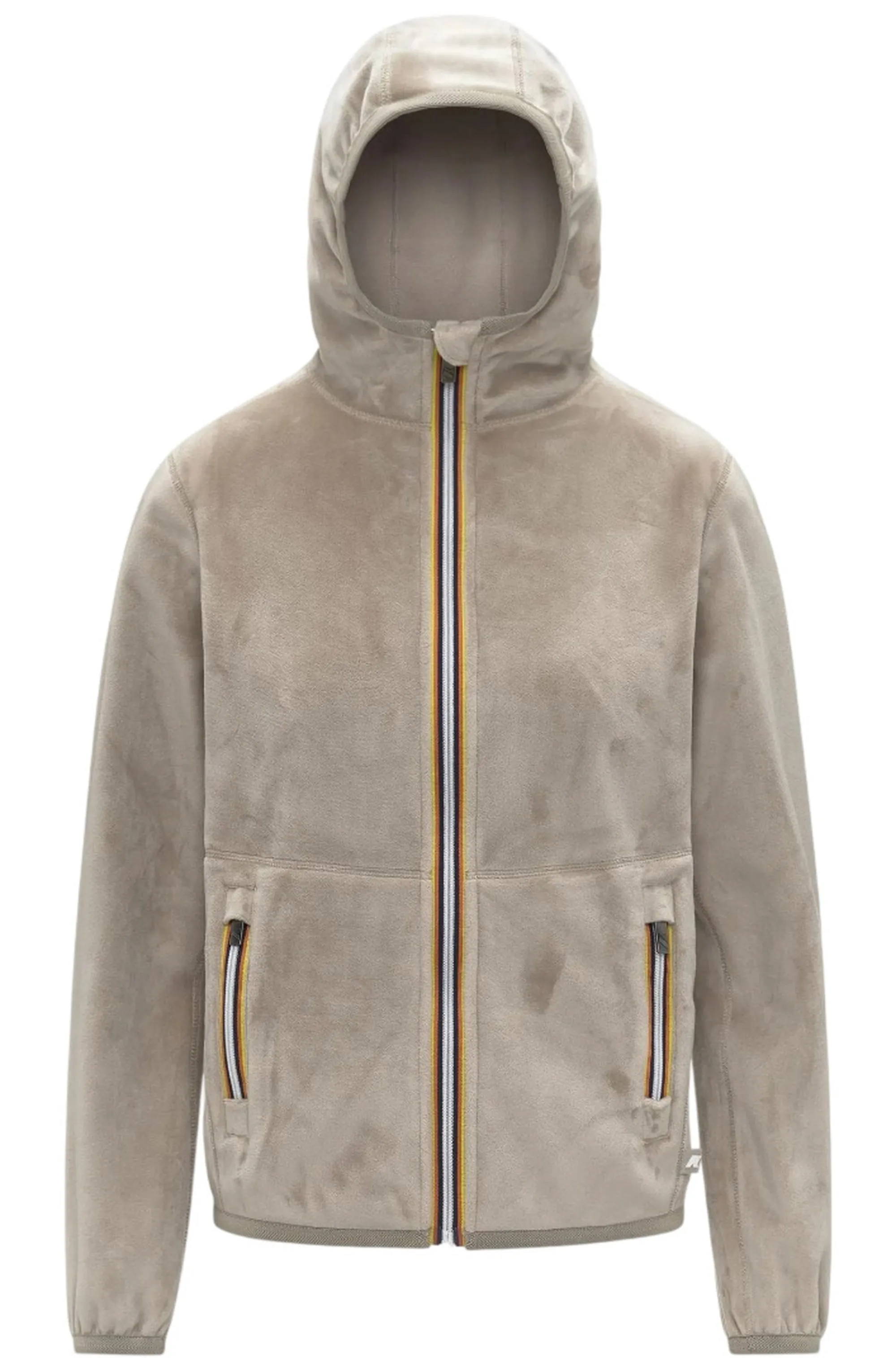 K-Way Felpa Lily Velour Polar Double Beige Cashmere-Beige K8138Nw 190506