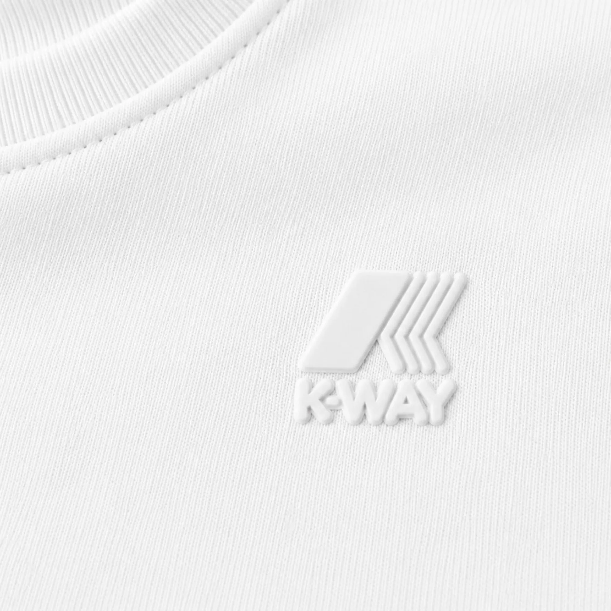 K-Way Felpa Loizelle Interlock Bianco K3157Cw 200681