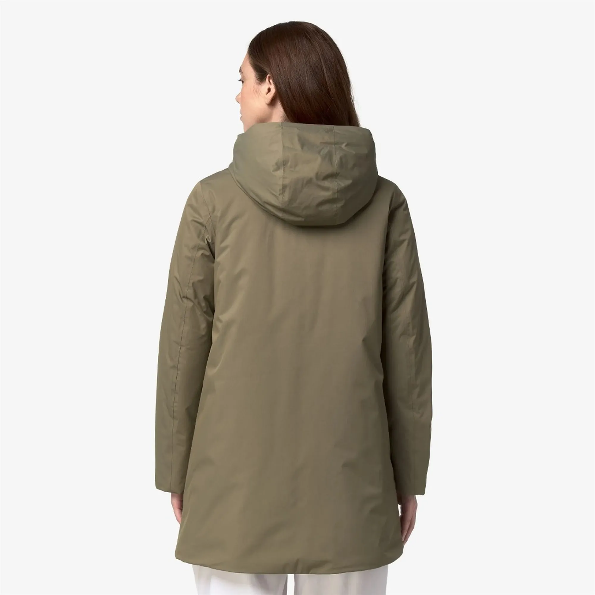 K-Way B'Giubbino 3058148F' Green Army - Grey Wa K8144Cw 190277