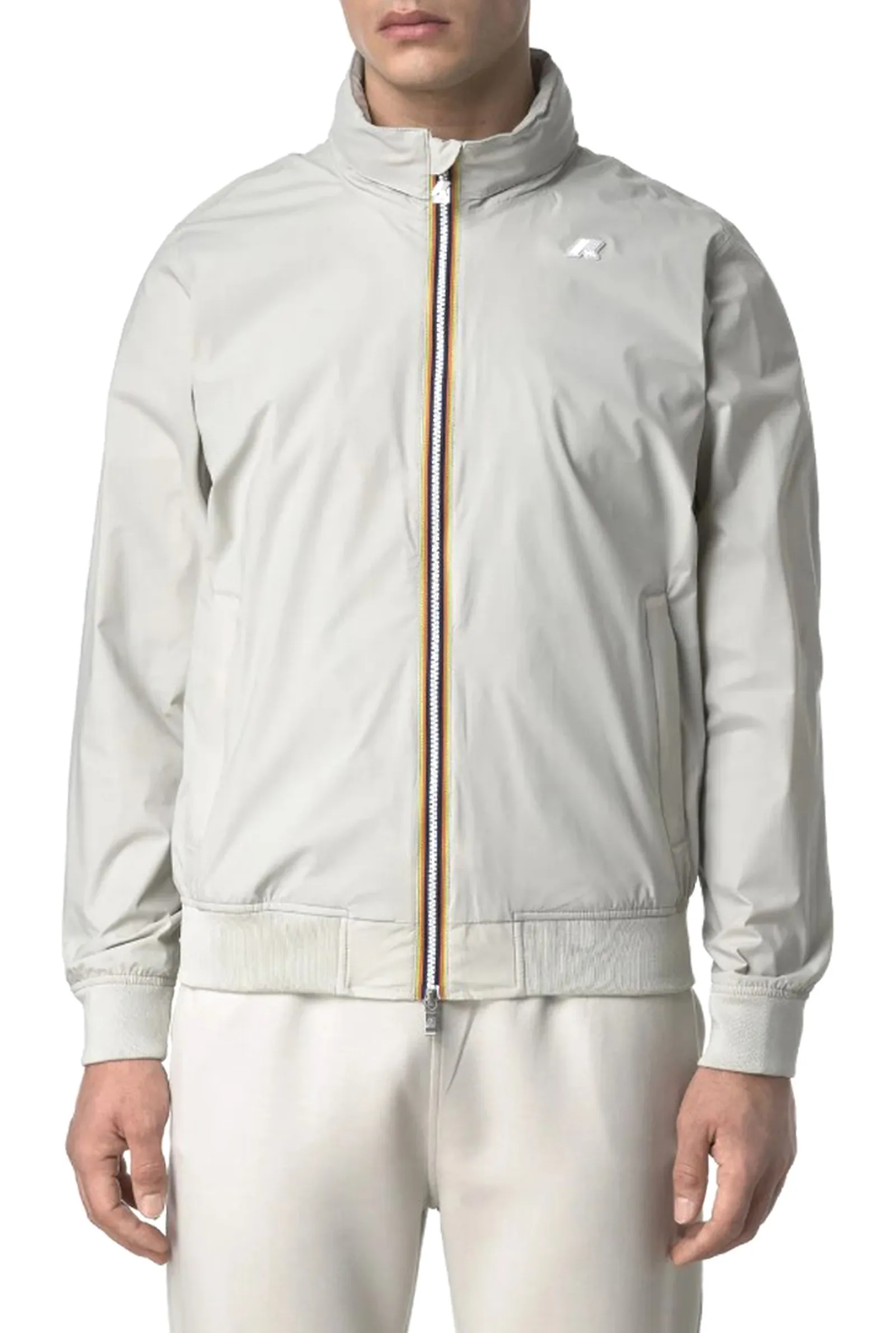 K-Way Giubbino Amaury Stretch Nylon Jersey Beige Lt K3123Vw 140995