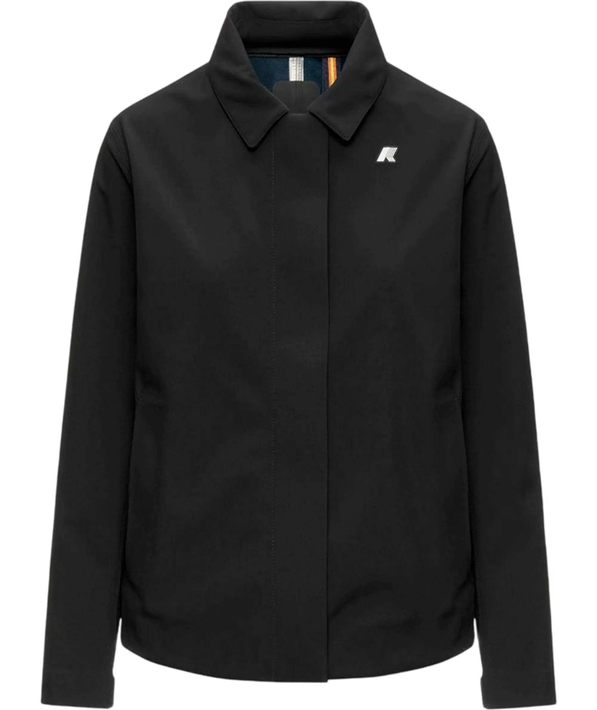 K-Way Giubbino Bleizou Bonded Black Pure - Blue Depth K51453W 190539