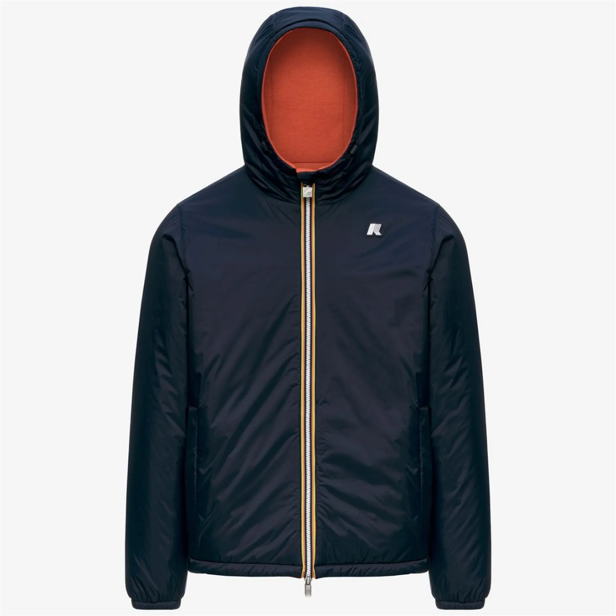 K-Way Giubbino Jack Spacer Nylon Double Orange Brownish - Bi K8142Yw 187433